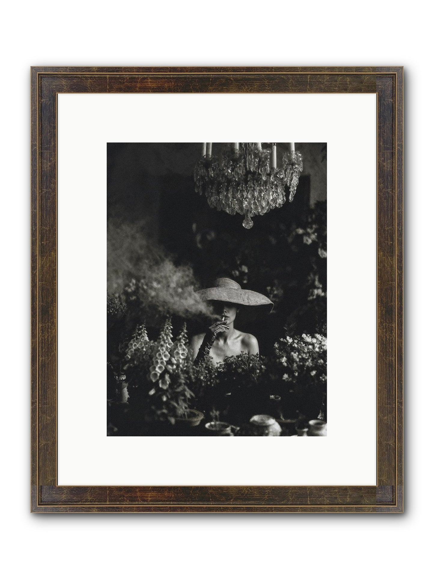 Beyond the Garden Wall Framed Print - Slimwoods Black/Gold 9x12