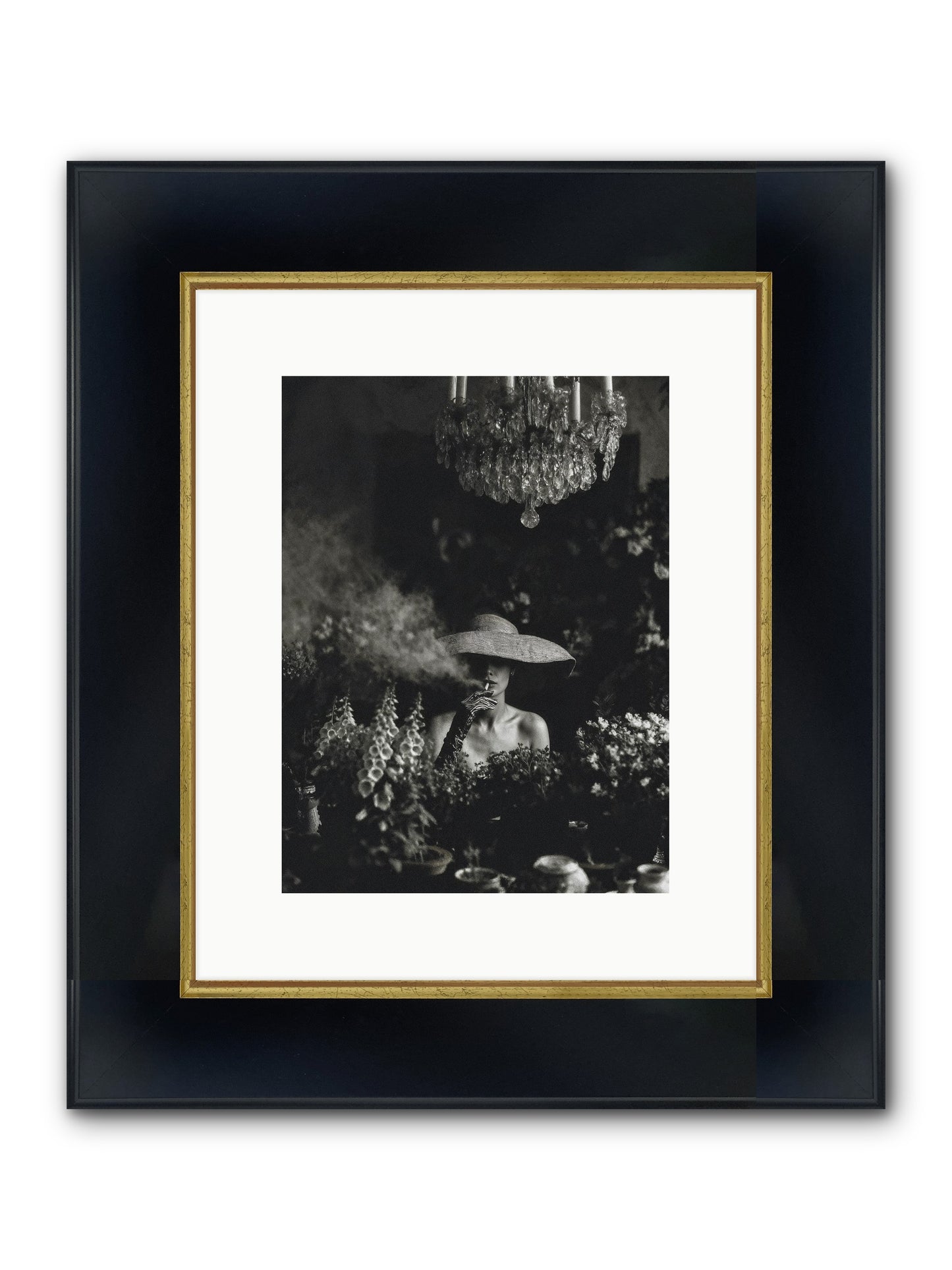 Beyond the Garden Wall Framed Print - Wide Black w/Gold 9x12