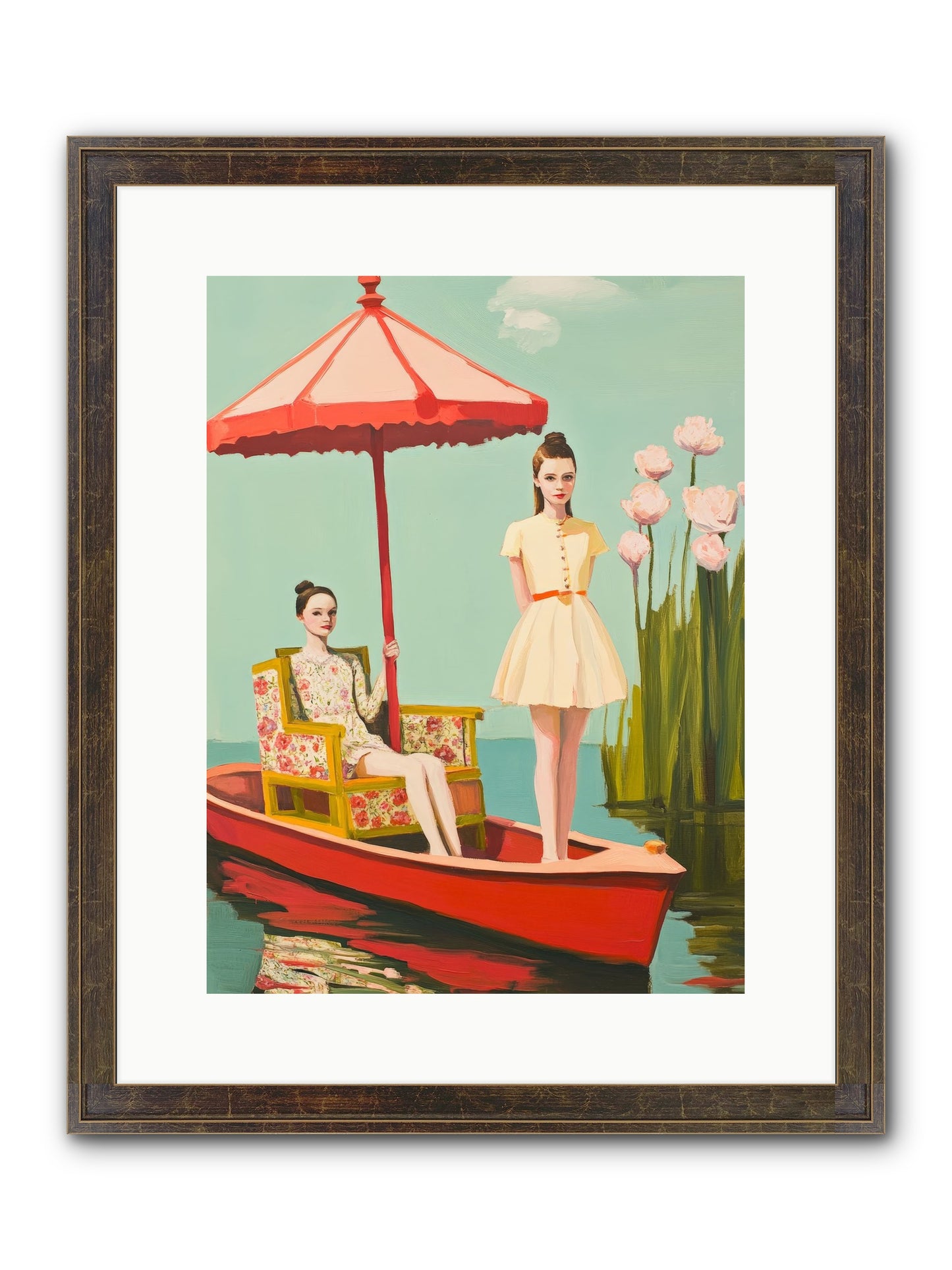 Beyond Tomorrow Framed Print - Slimwoods Black/Gold 12x16