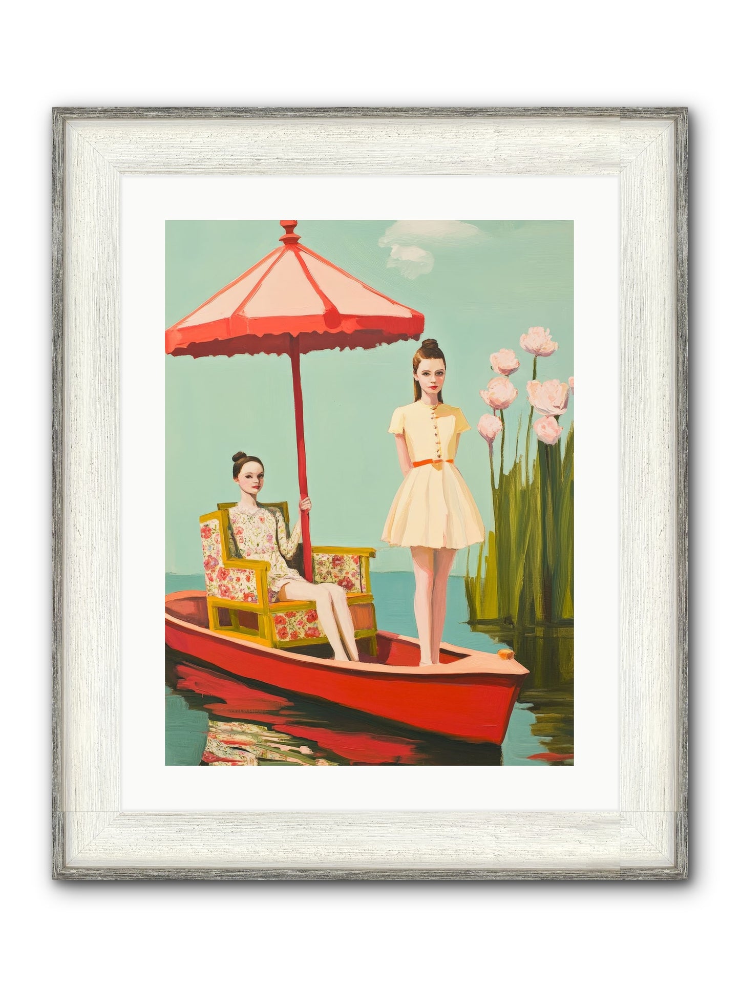 Beyond Tomorrow Framed Print - Driftwood White 18x24