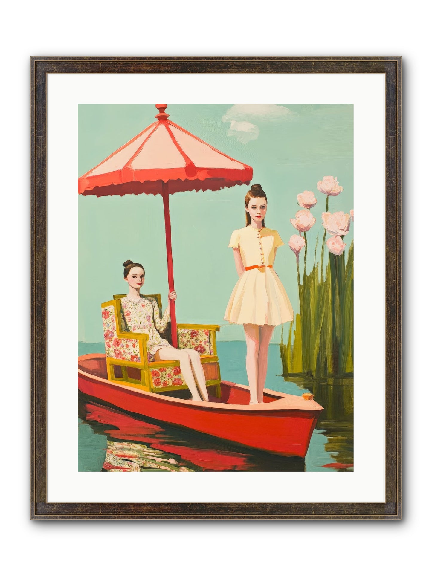 Beyond Tomorrow Framed Print - Slimwoods Black/Gold 18x24