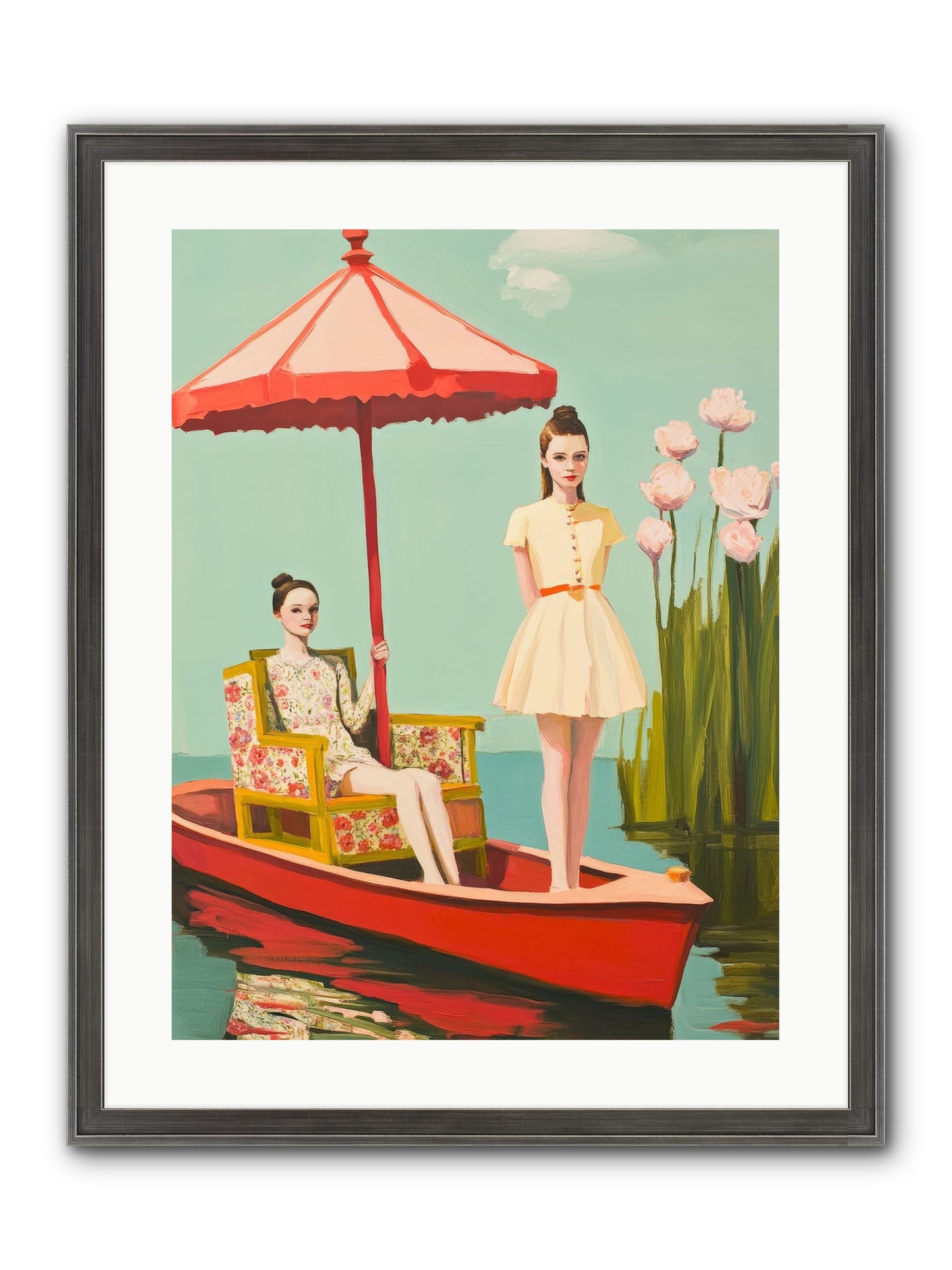 Beyond Tomorrow Framed Print - Slimwoods Black/Silver 18x24