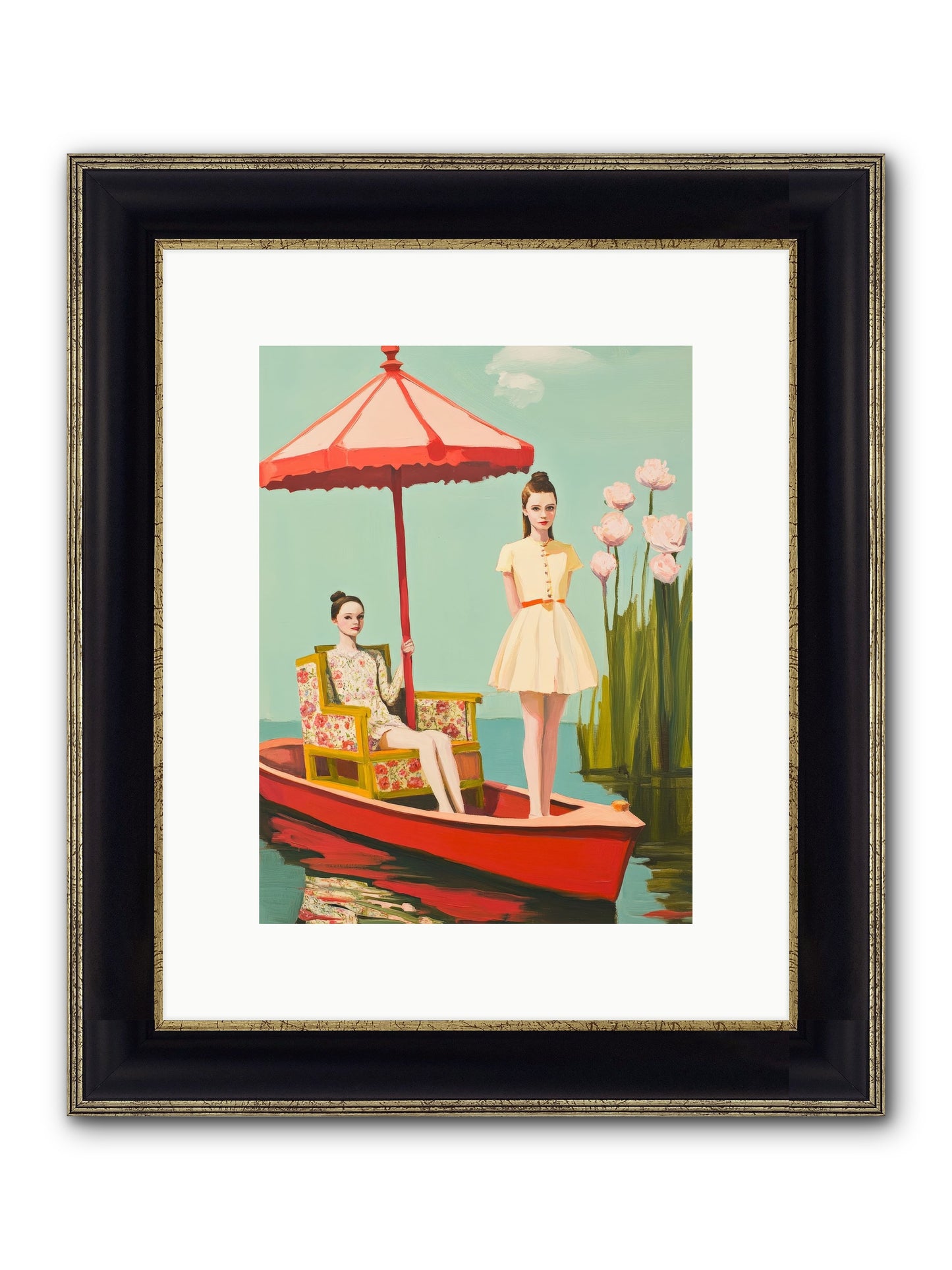 Beyond Tomorrow Framed Print - Black & Gold 9x12