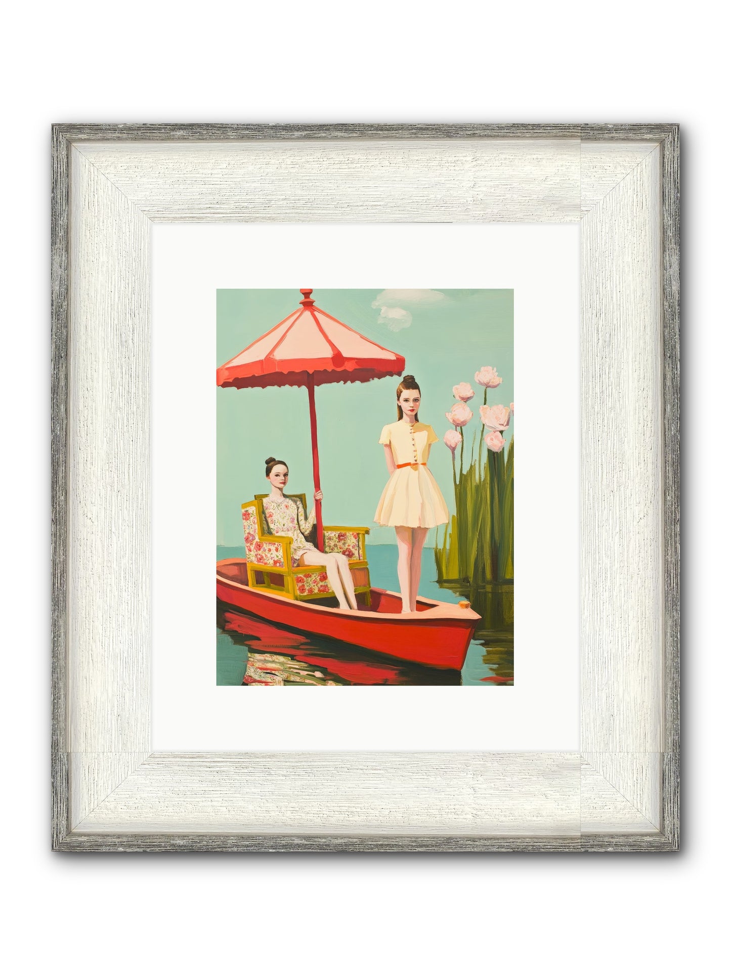 Beyond Tomorrow Framed Print - Driftwood White 9x12