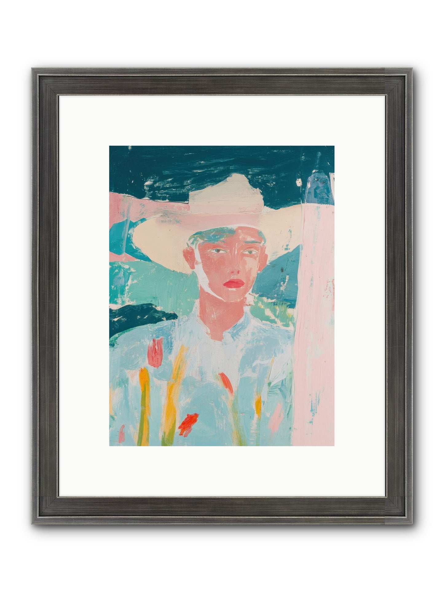 Bitterroot Valley Framed Print - Slimwoods Black/Silver 9x12