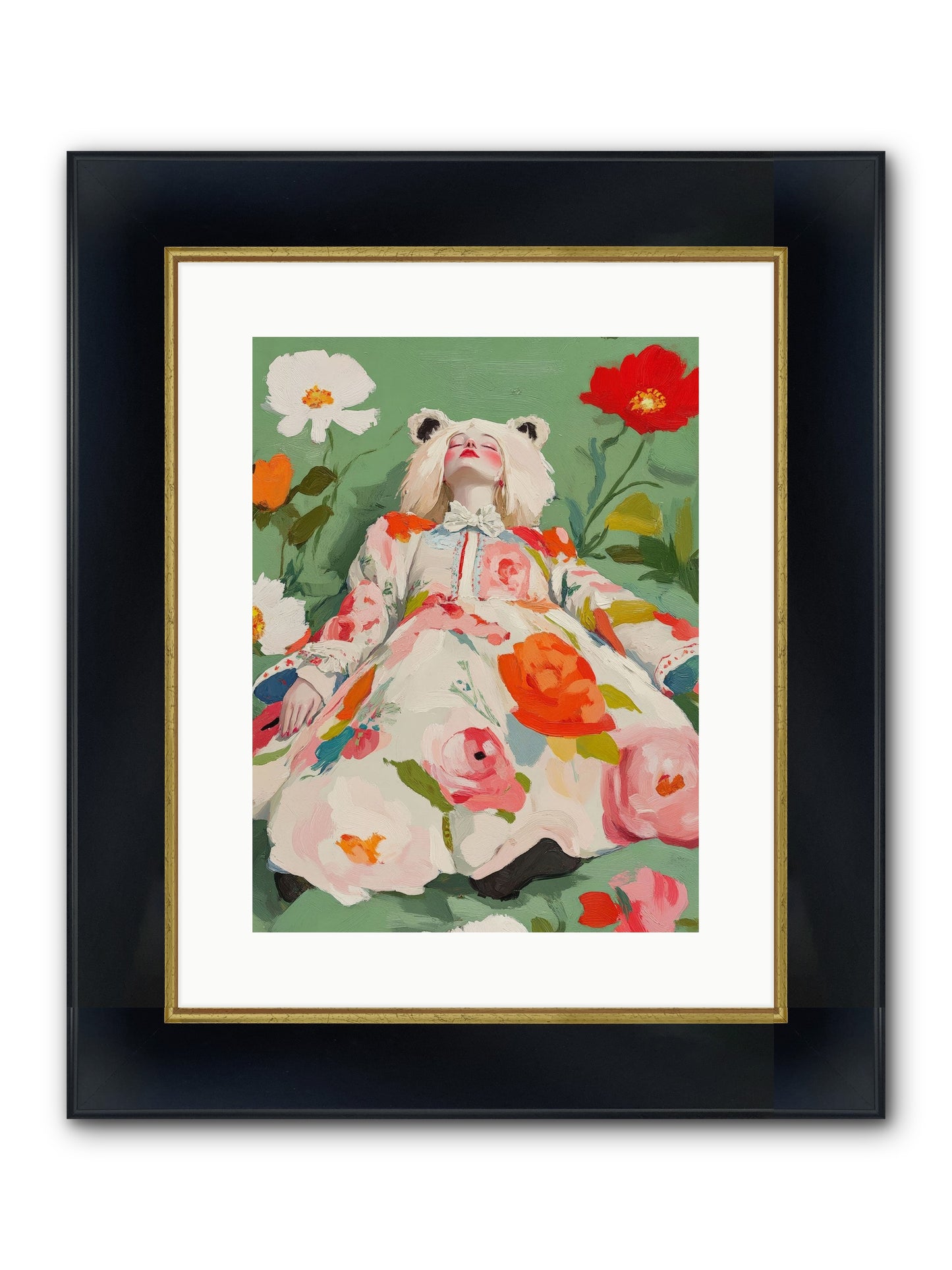 Black Forest Tales Framed Print - Wide Black w/Gold 12x16