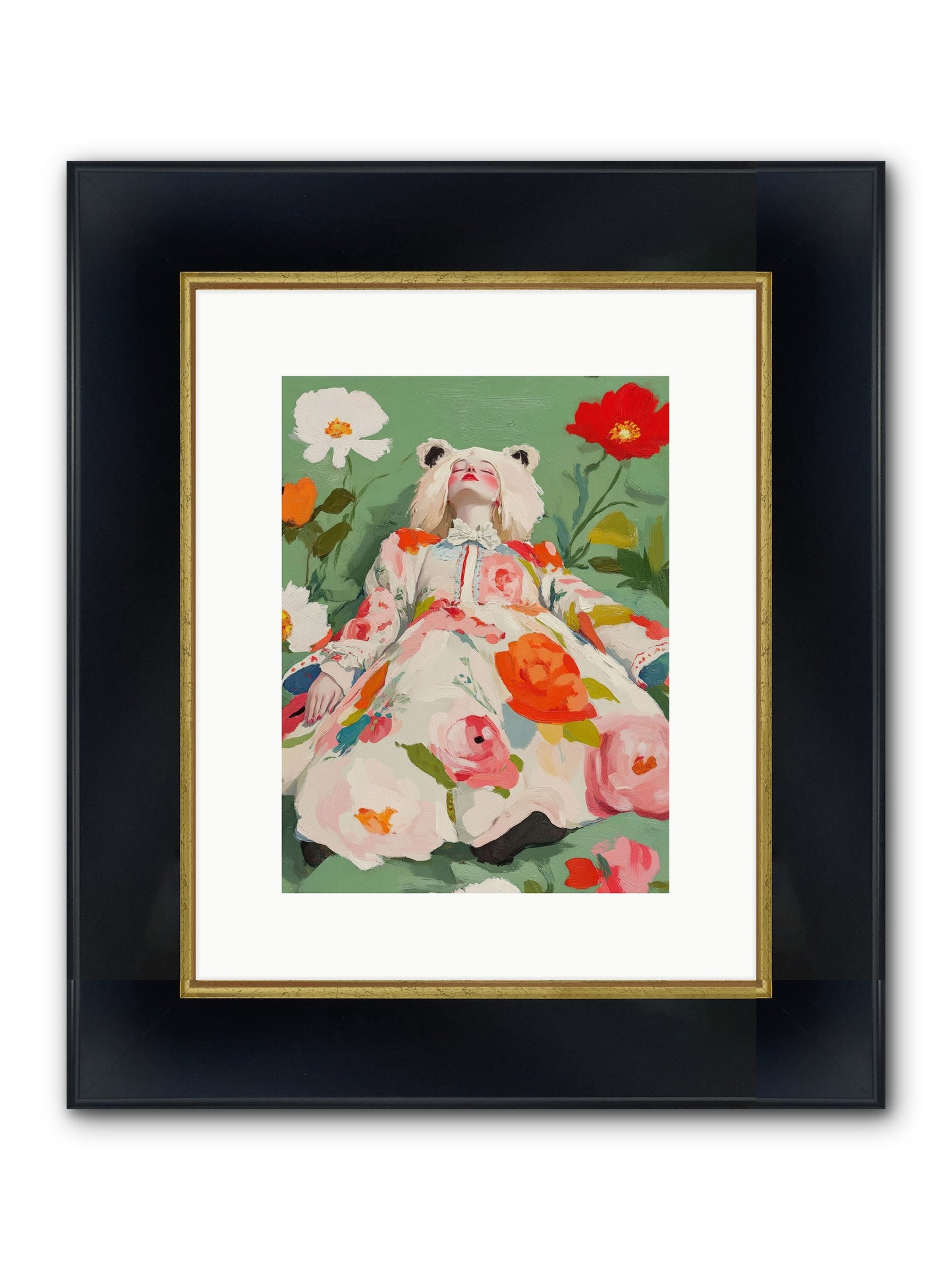 Black Forest Tales Framed Print - Wide Black w/Gold 9x12