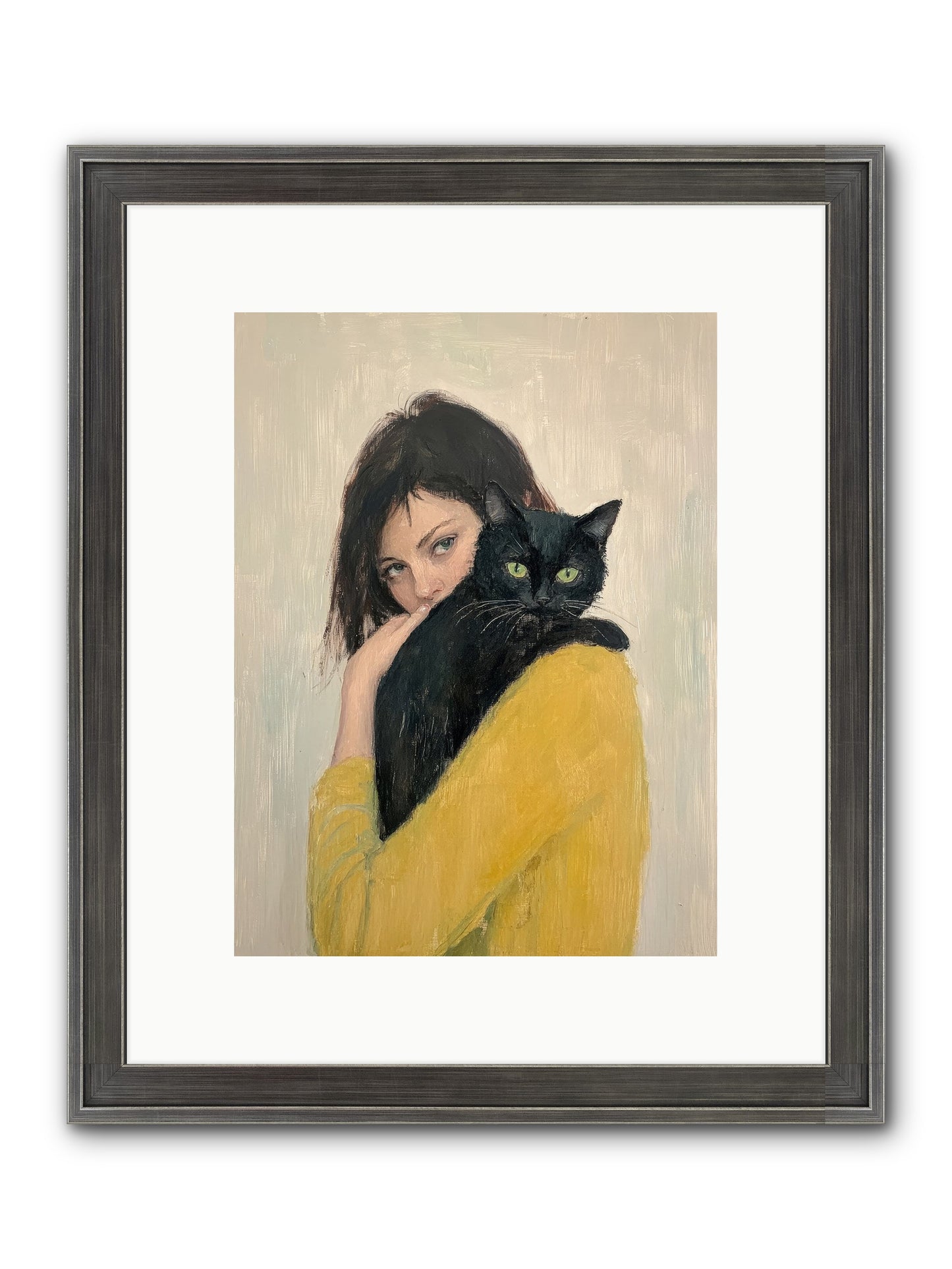 Blackbird Framed Print - Slimwoods Black/Silver 9x12