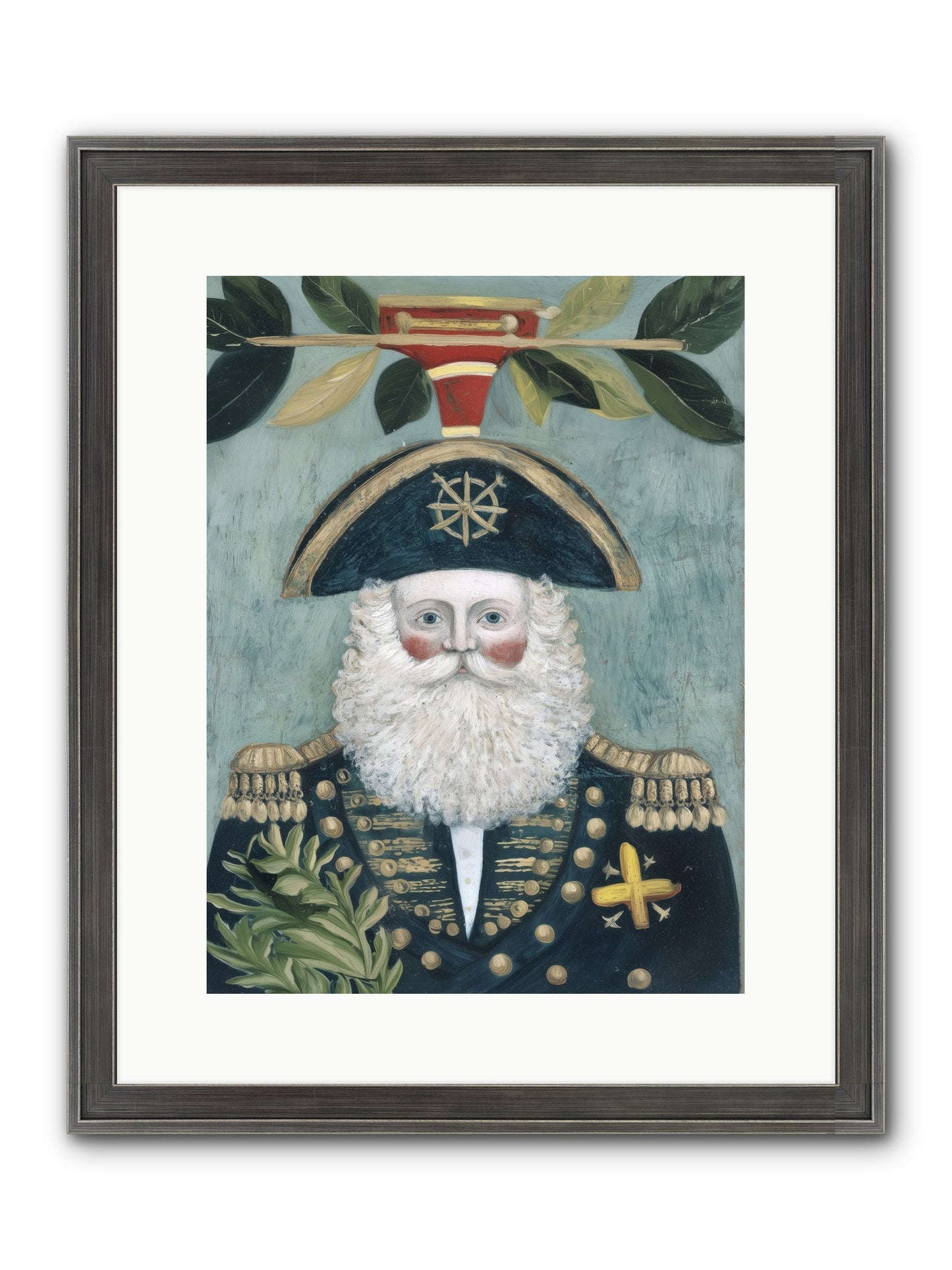 Blackwater Bill Framed Print - Slimwoods Black/Silver 12x16