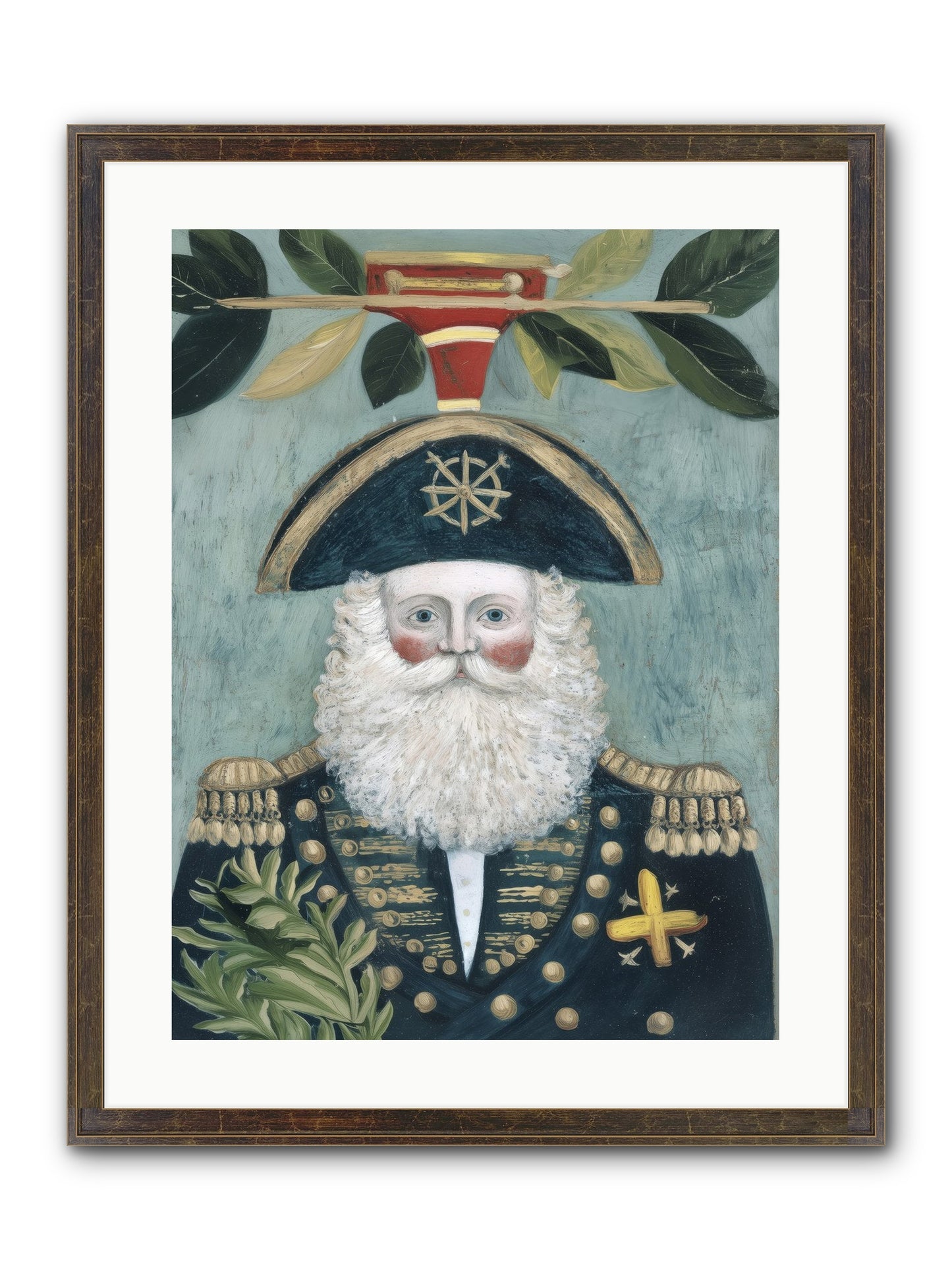 Blackwater Bill Framed Print - Slimwoods Black/Gold 18x24