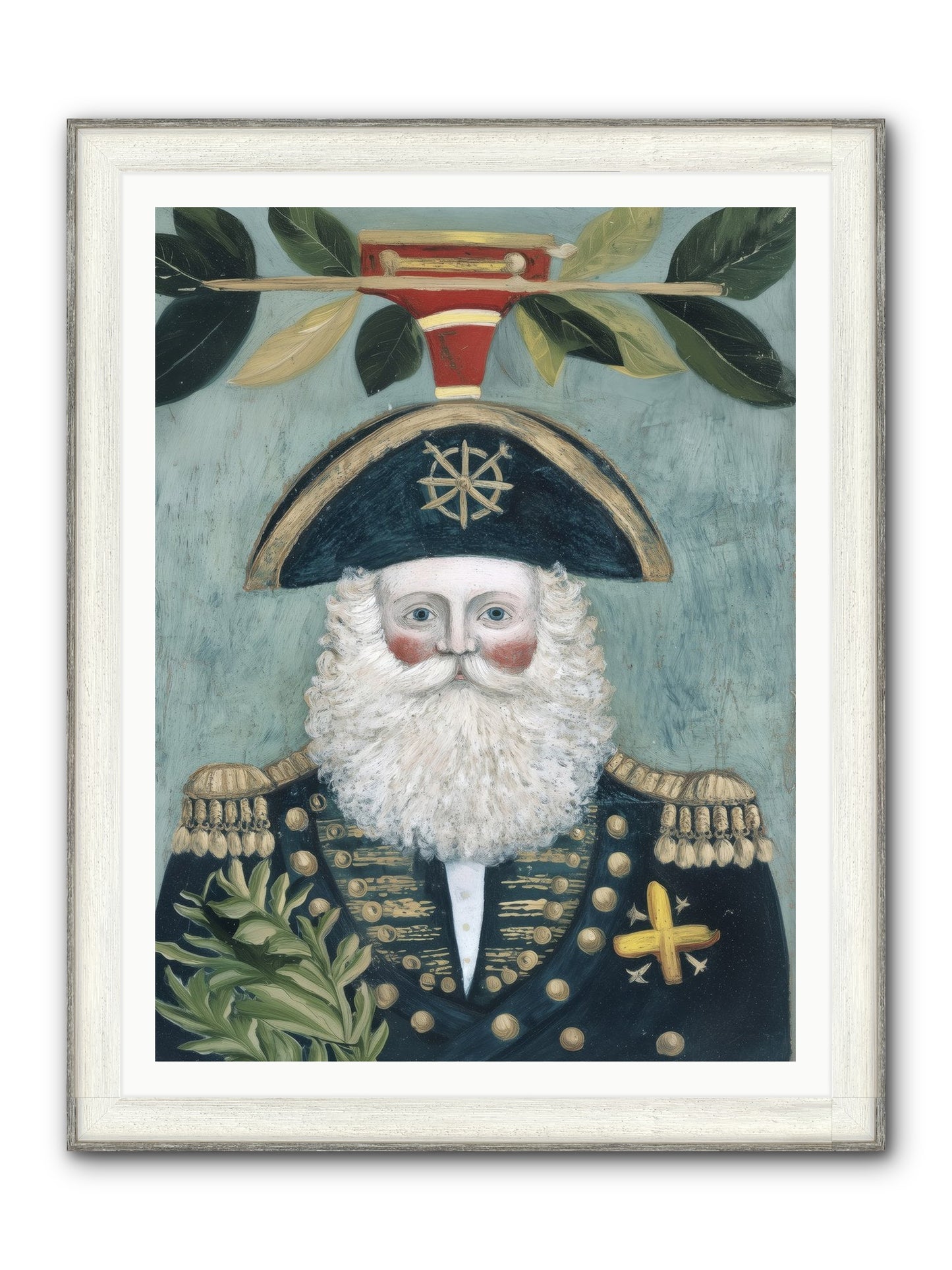 Blackwater Bill Framed Print - Driftwood White 36x48