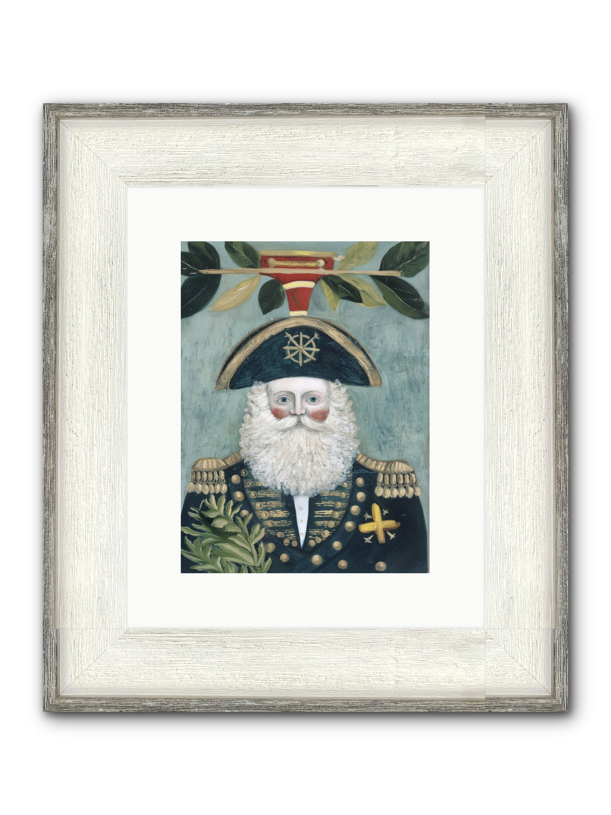 Blackwater Bill Framed Print - Driftwood White 9x12