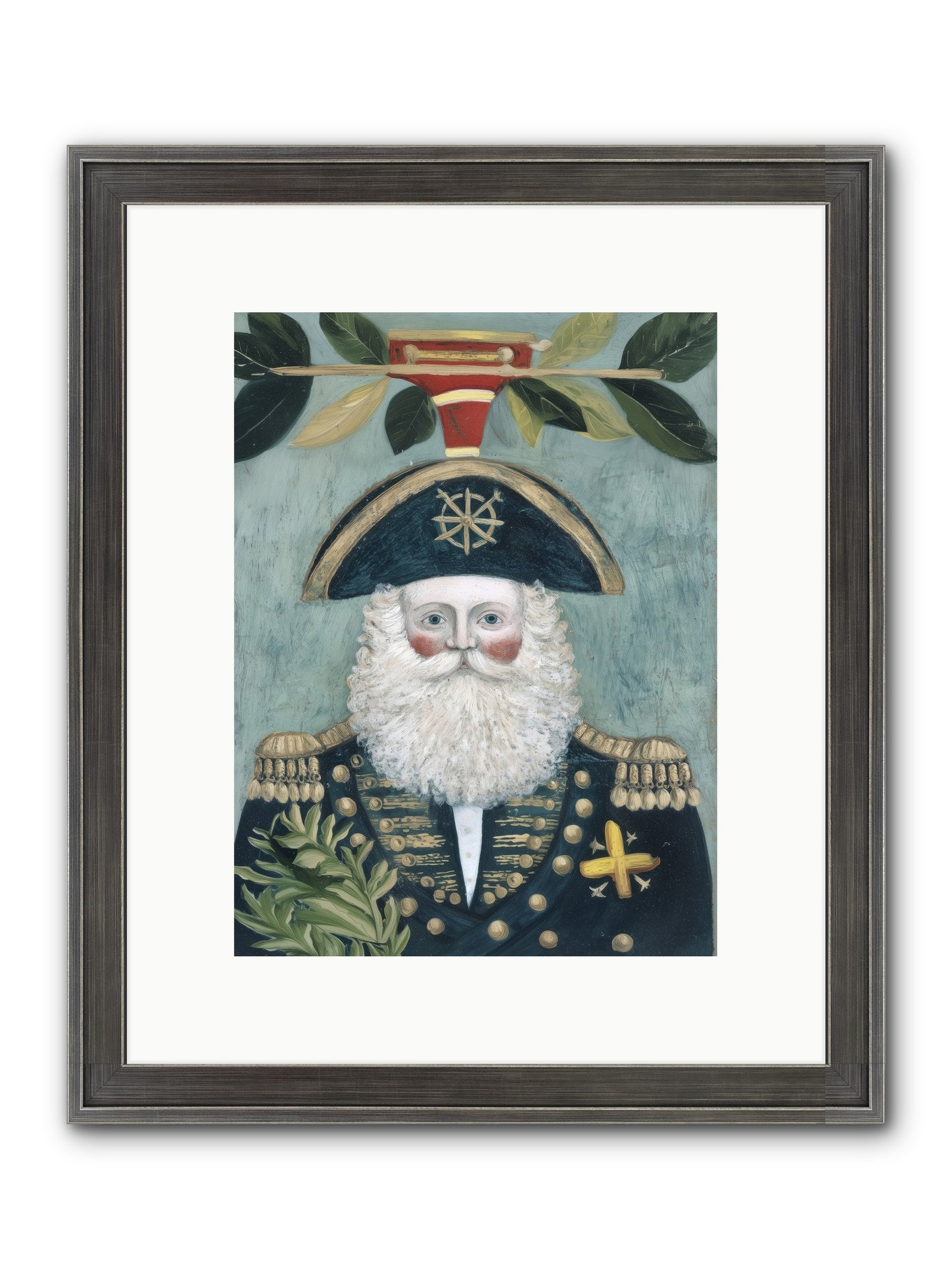 Blackwater Bill Framed Print - Slimwoods Black/Silver 9x12