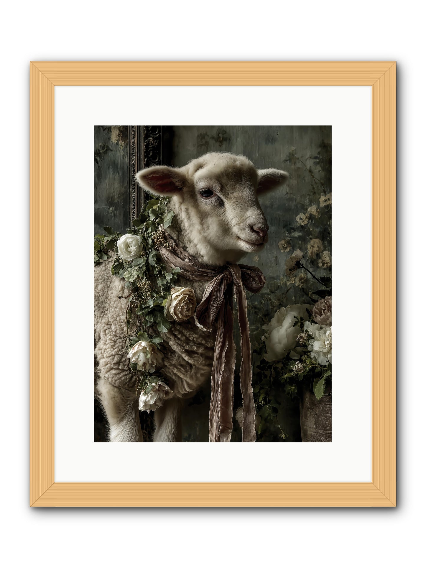 blanchefleur -- Framed Print - Natural 12x16
