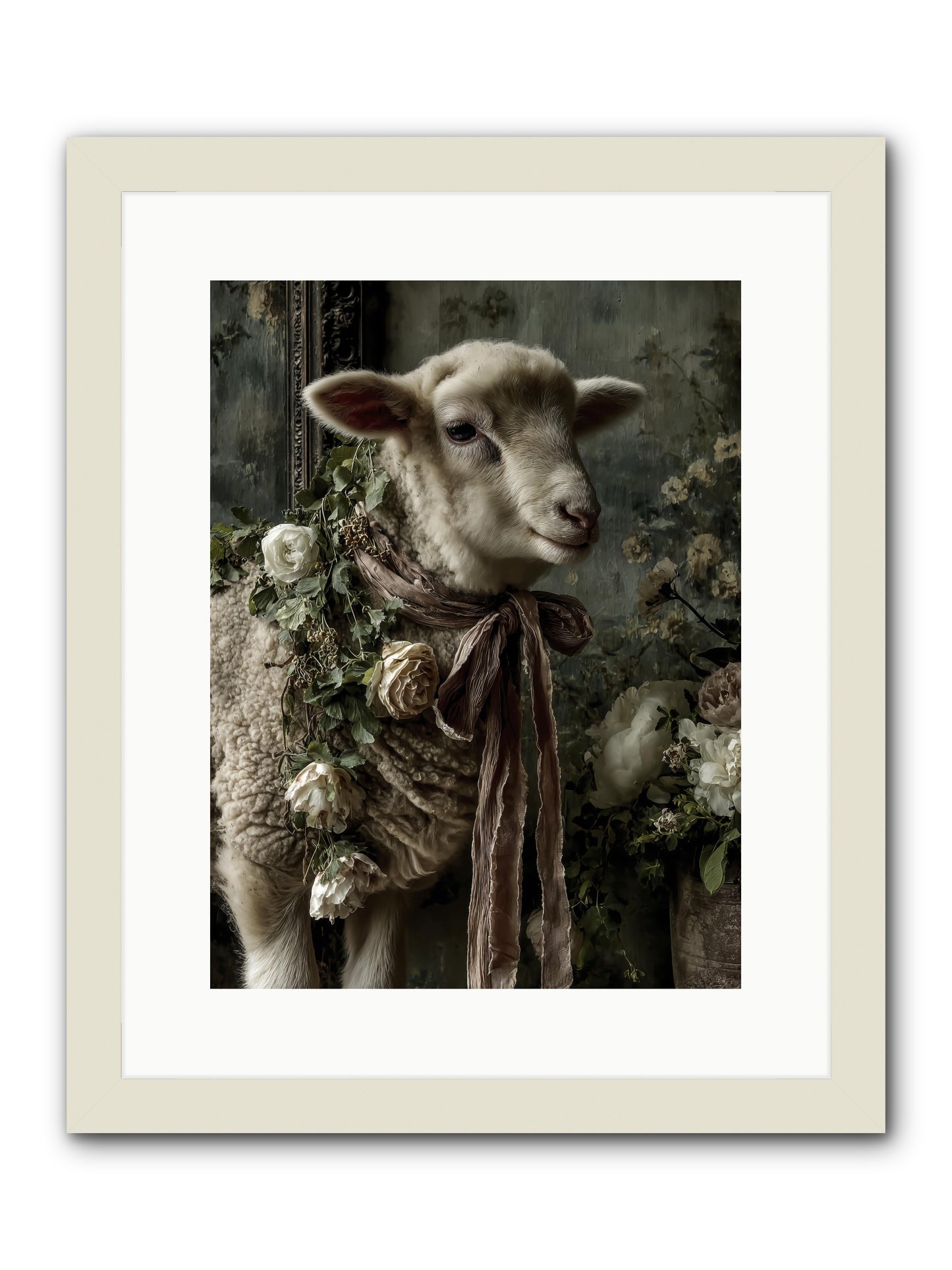 blanchefleur -- Framed Print - White 12x16