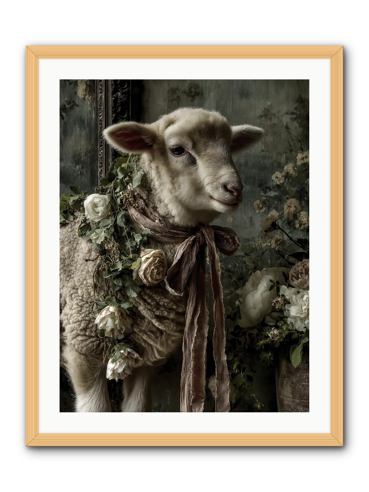 blanchefleur -- Framed Print - Natural 24x32