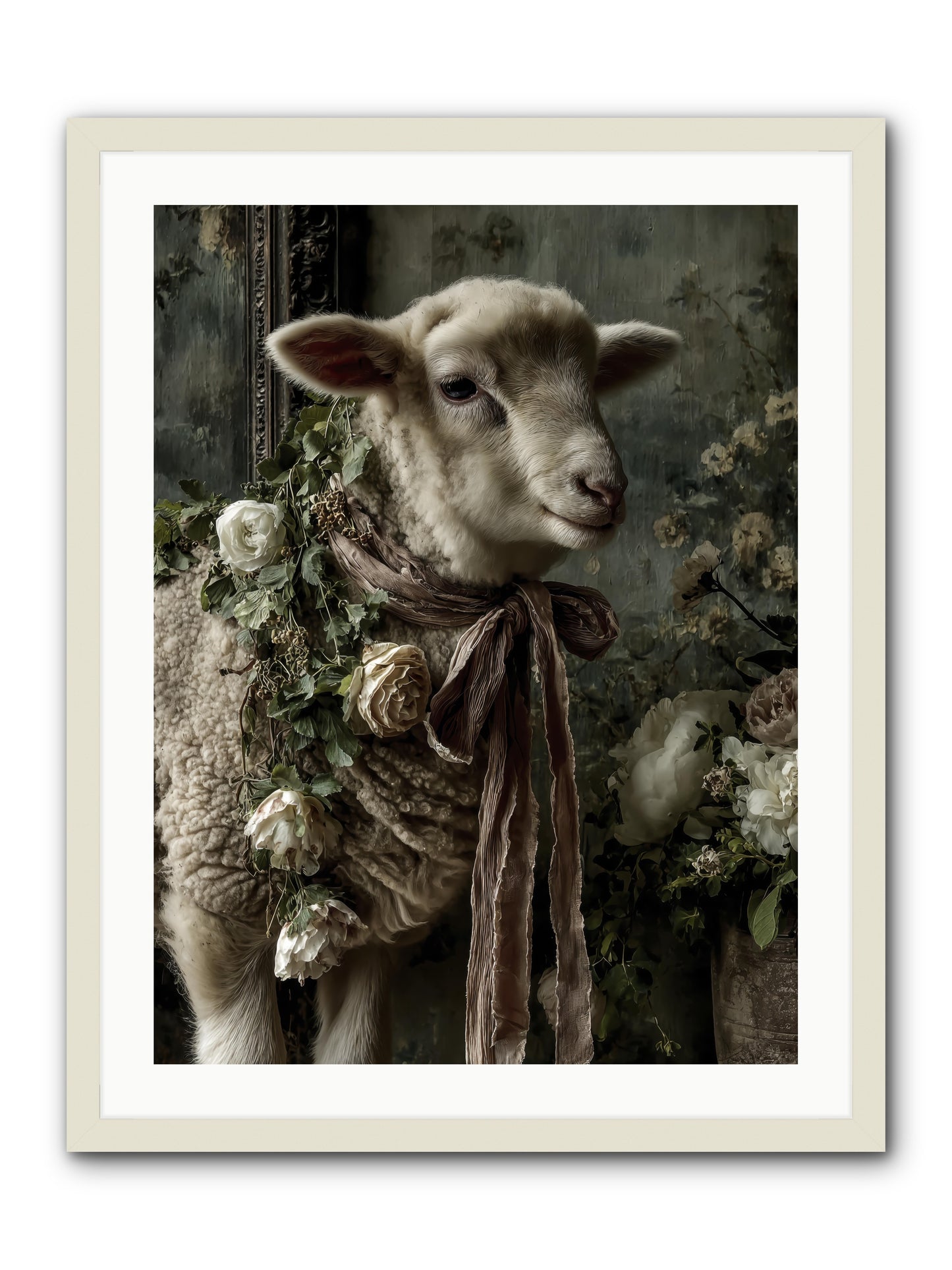 blanchefleur -- Framed Print - White 24x32
