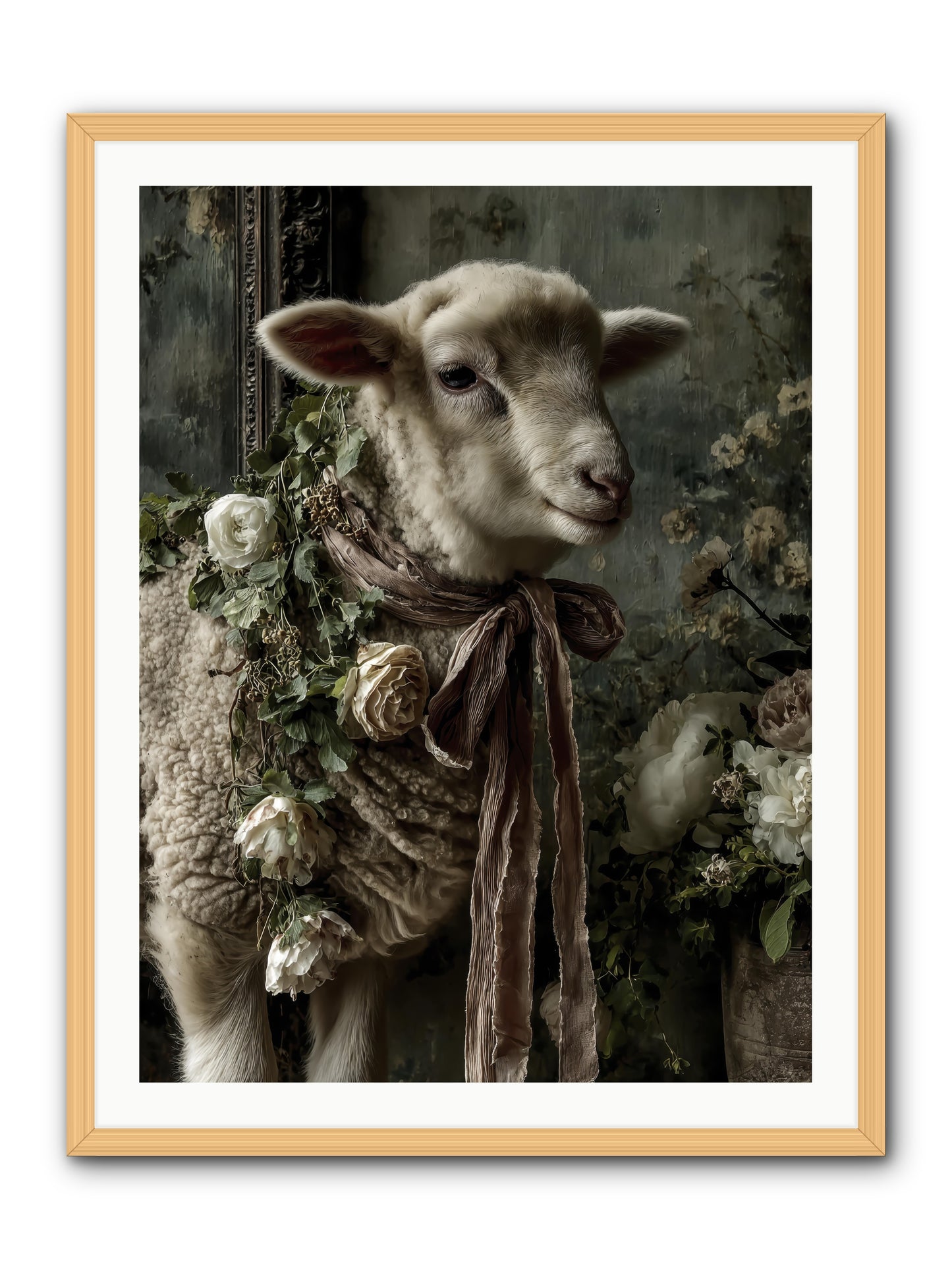 blanchefleur -- Framed Print - Natural 30x40