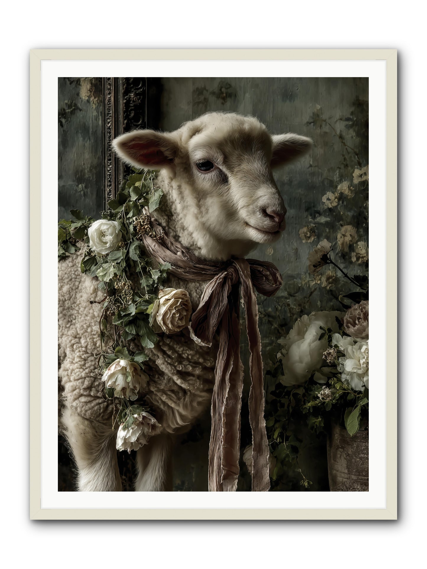 blanchefleur -- Framed Print - White 36x48