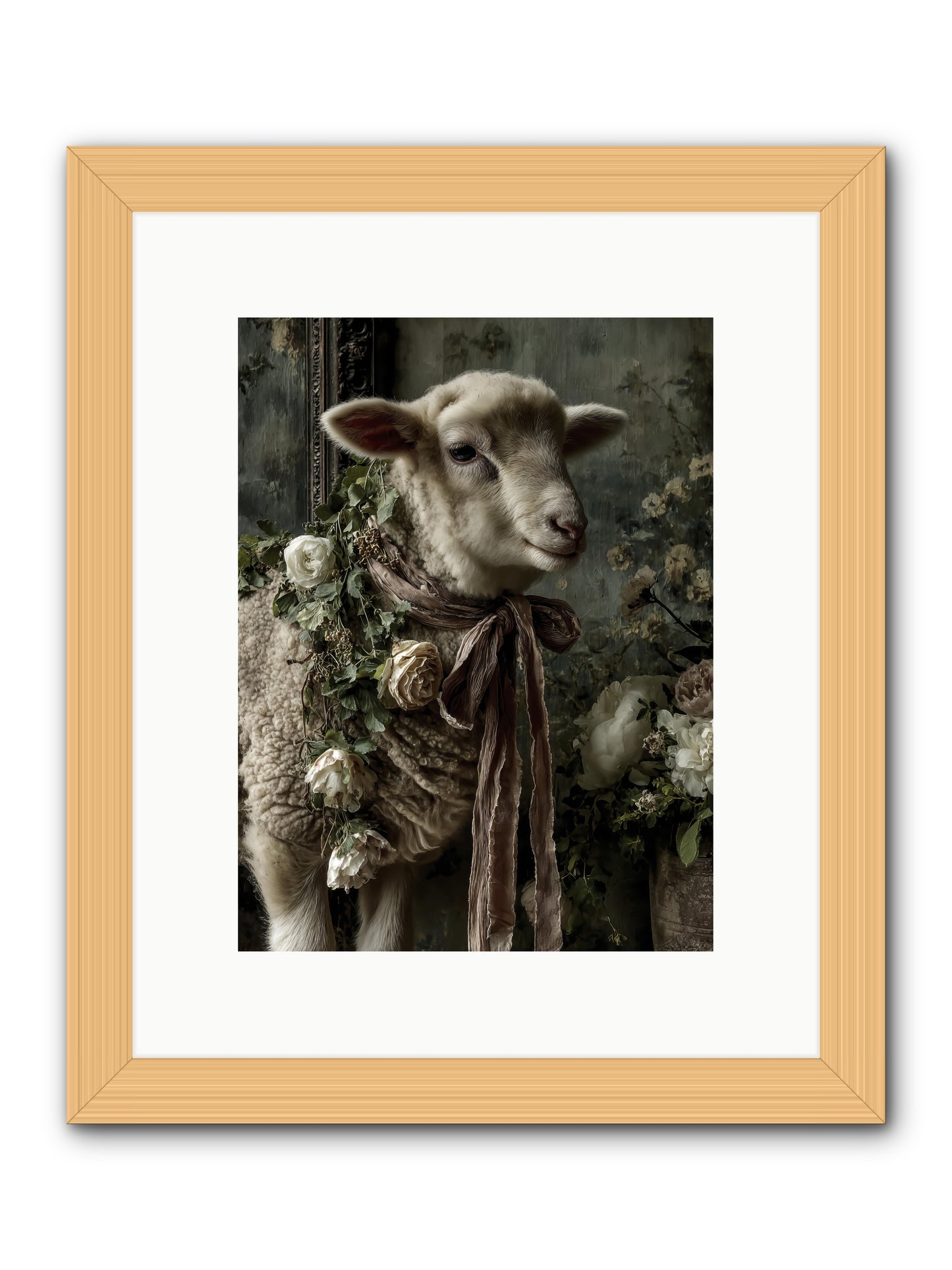 blanchefleur -- Framed Print - Natural 9x12