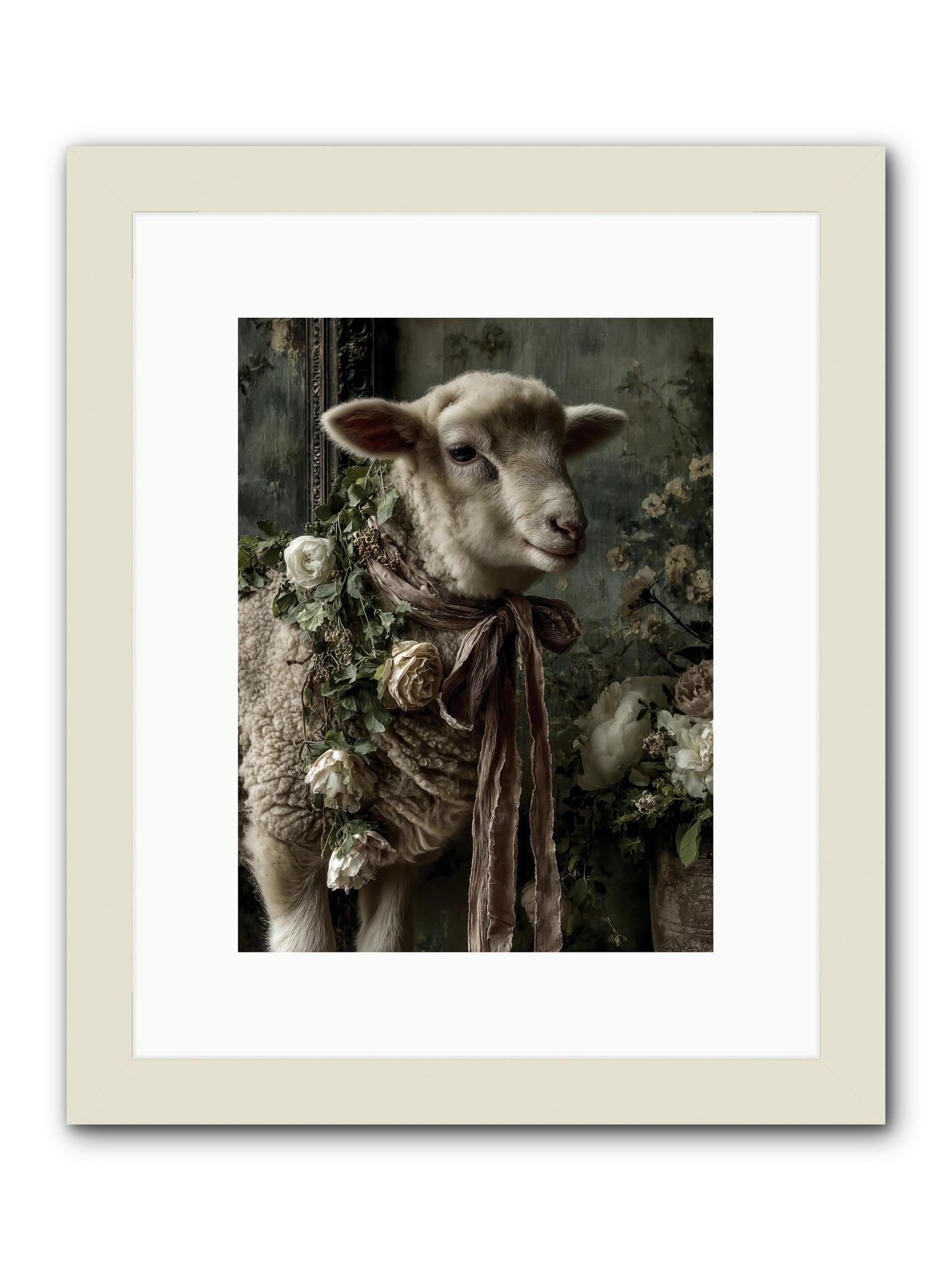 blanchefleur -- Framed Print - White 9x12
