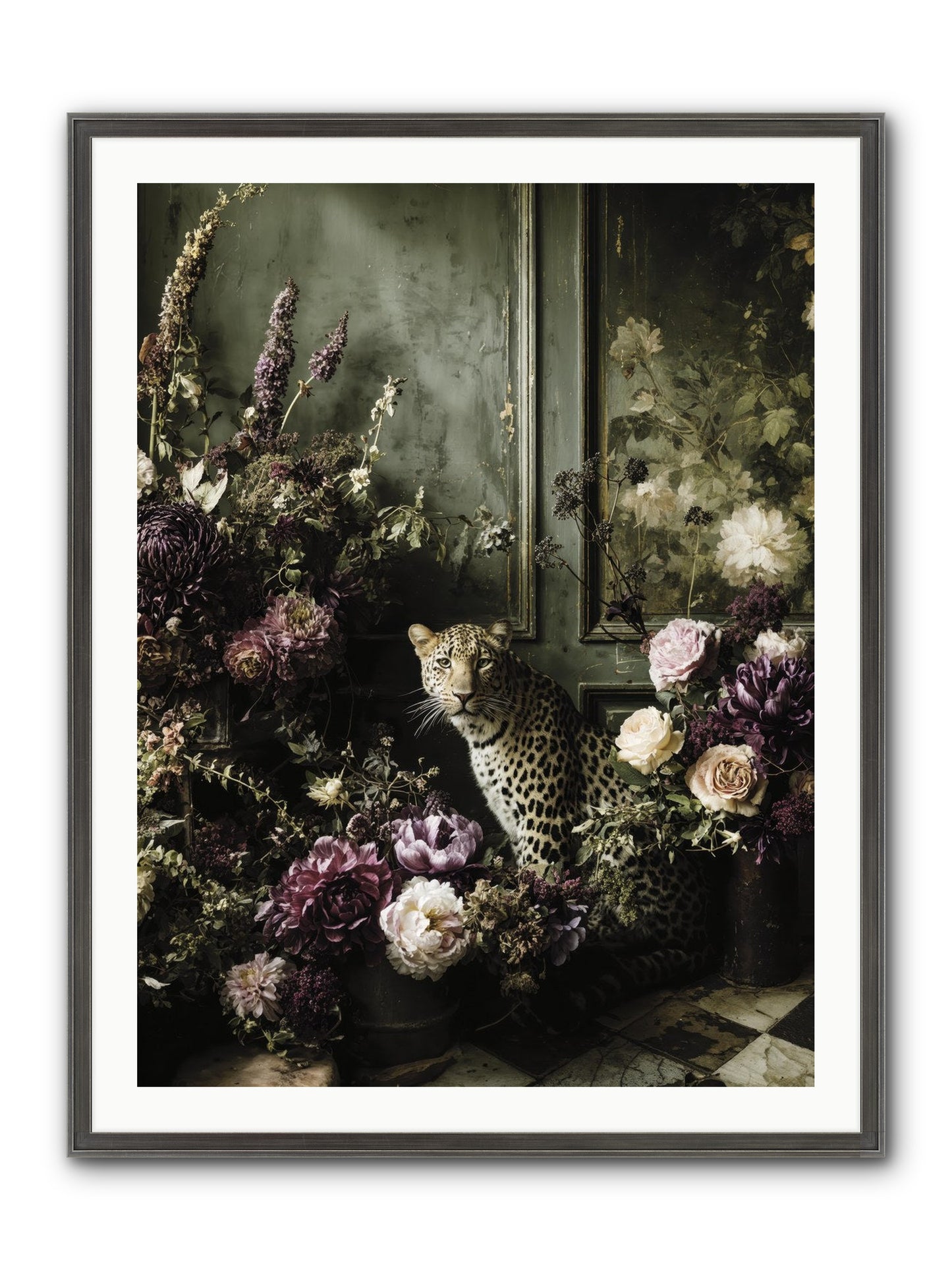 Bliss In Full Bloom Framed Print - Slimwoods Black/Silver 30x40
