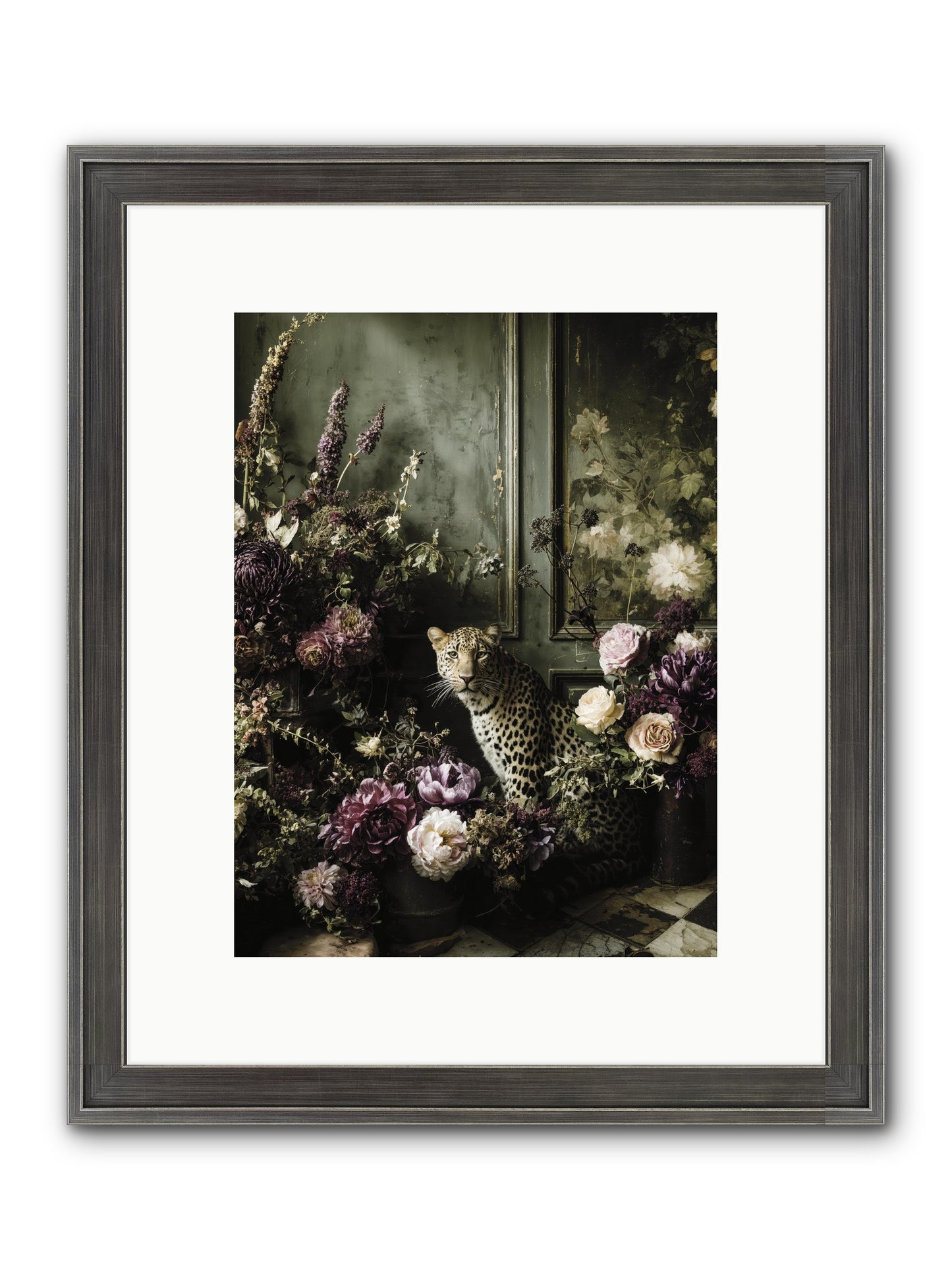 Bliss In Full Bloom Framed Print - Slimwoods Black/Silver 9x12