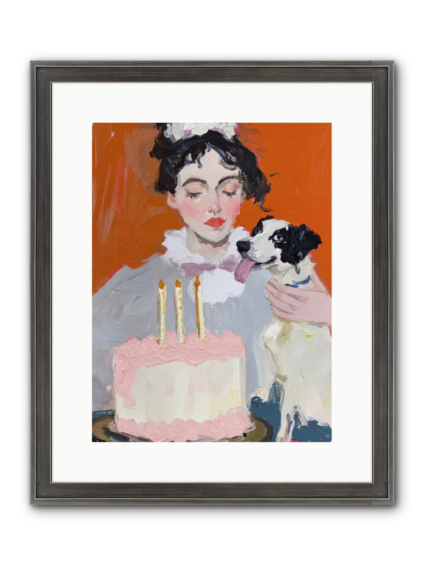 Bliss Wears Our Names Framed Print - Slimwoods Black/Silver 12x16