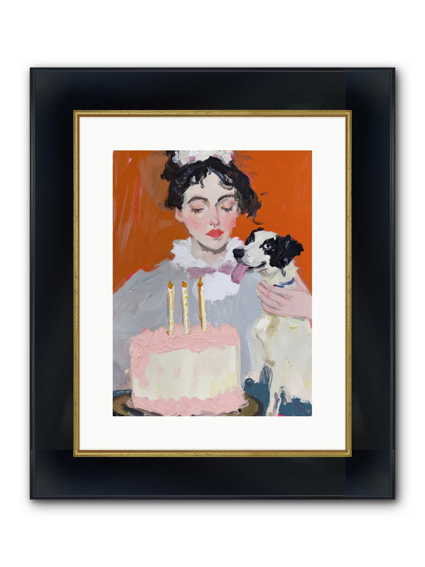 Bliss Wears Our Names Framed Print - Wide Black w/Gold 12x16
