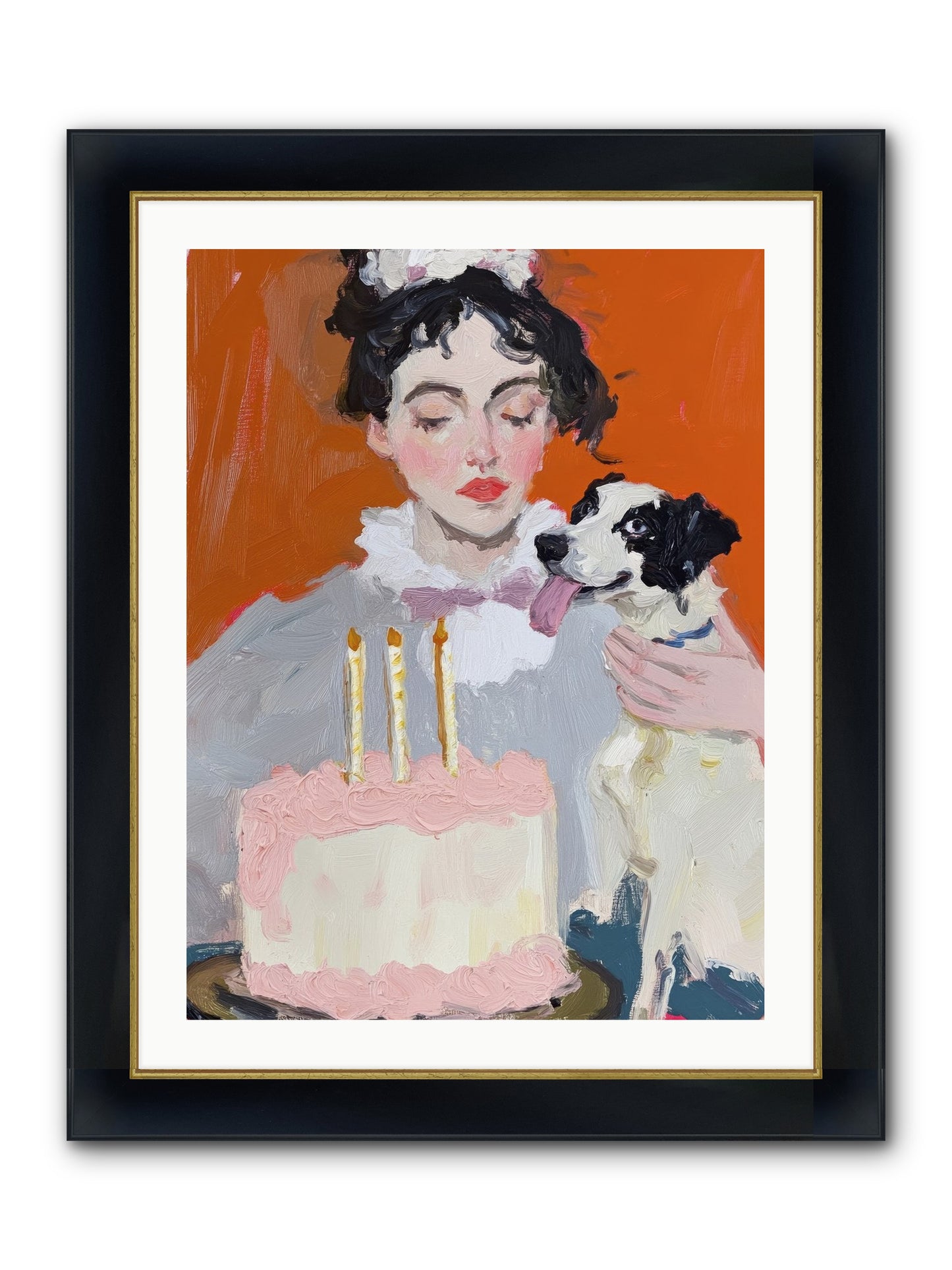 Bliss Wears Our Names Framed Print - Wide Black w/Gold 24x32
