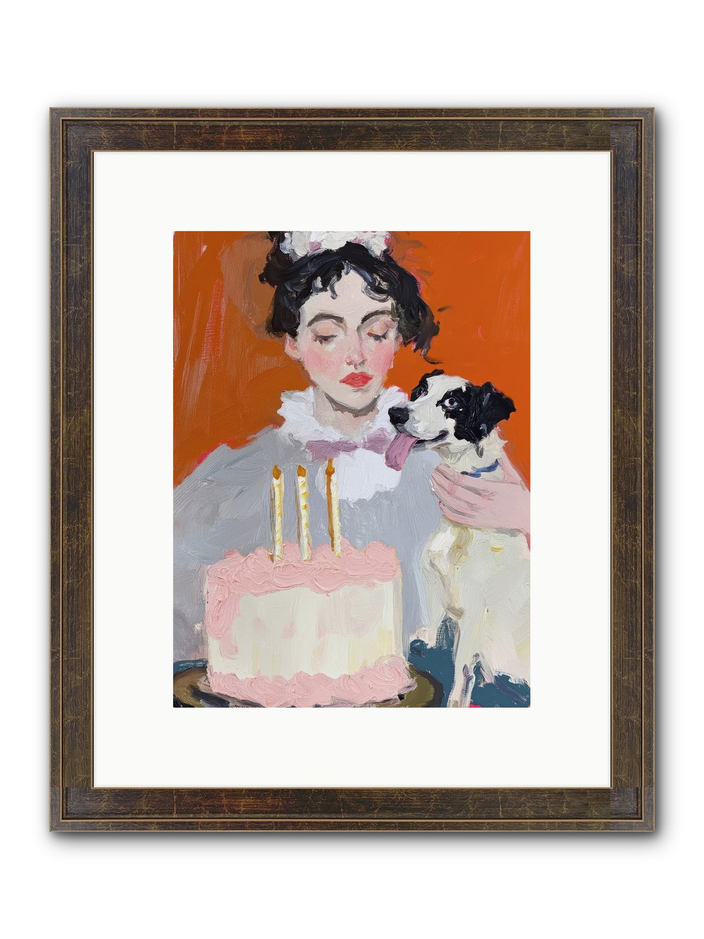 Bliss Wears Our Names Framed Print - Slimwoods Black/Gold 9x12