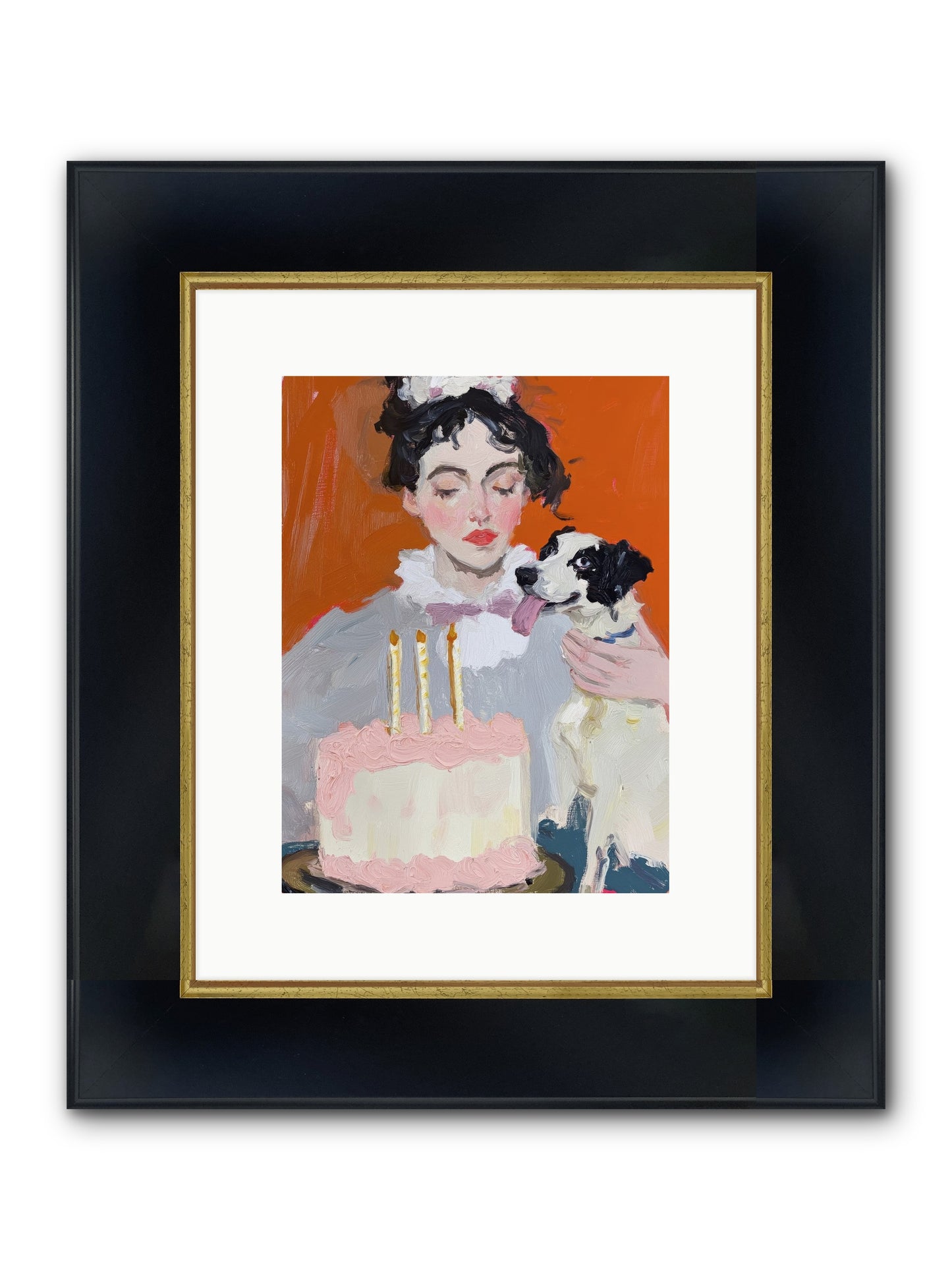Bliss Wears Our Names Framed Print - Wide Black w/Gold 9x12