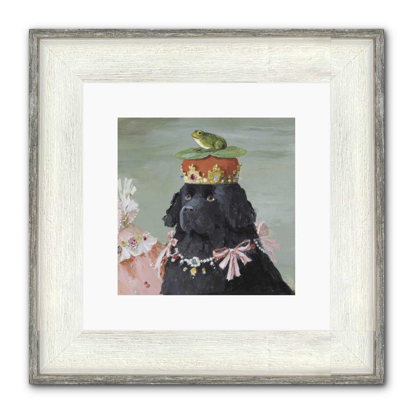 Blissful Conjurings Framed Print - Driftwood White 10x10