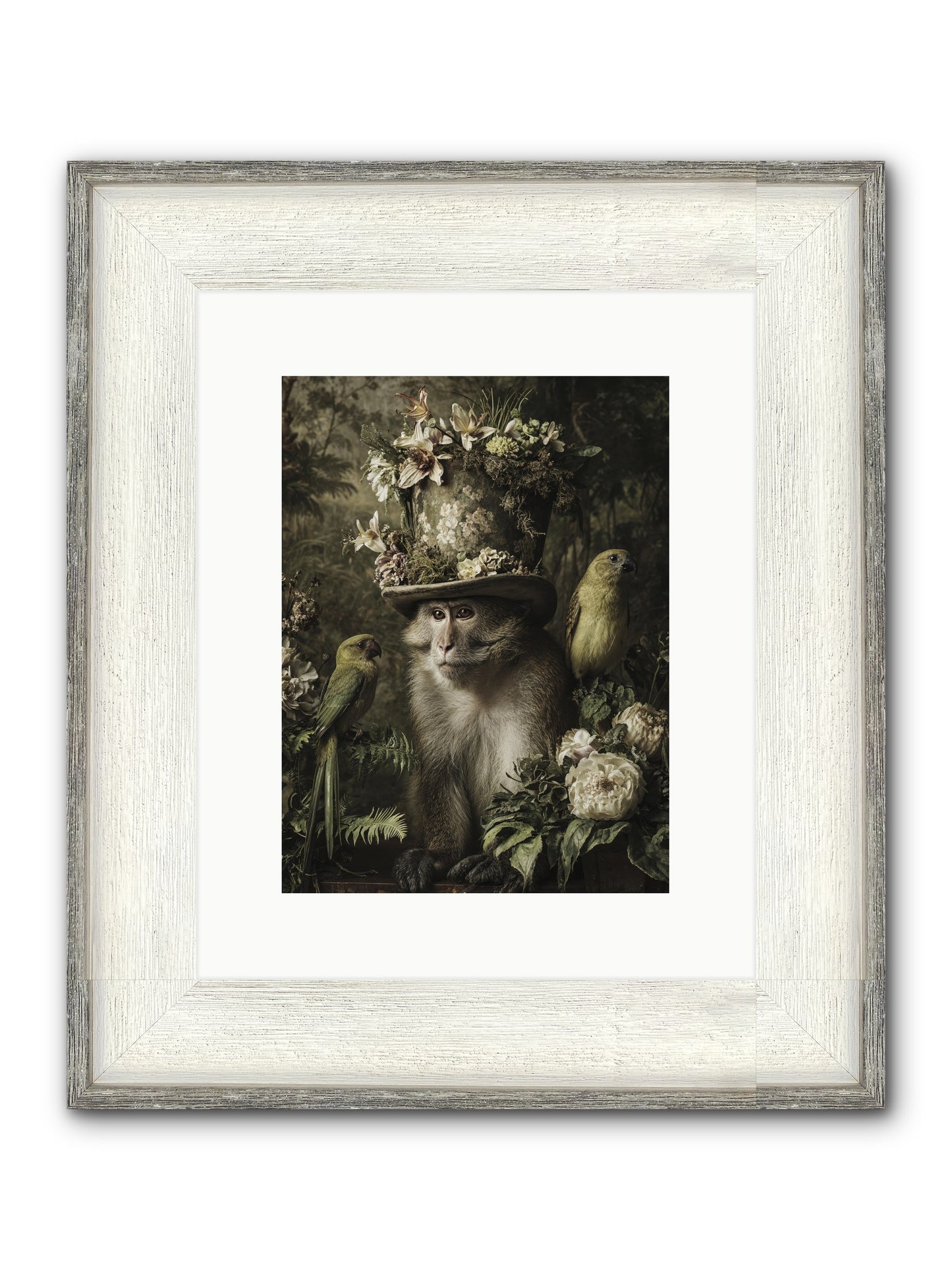Blisswork Framed Print - Driftwood White 9x12