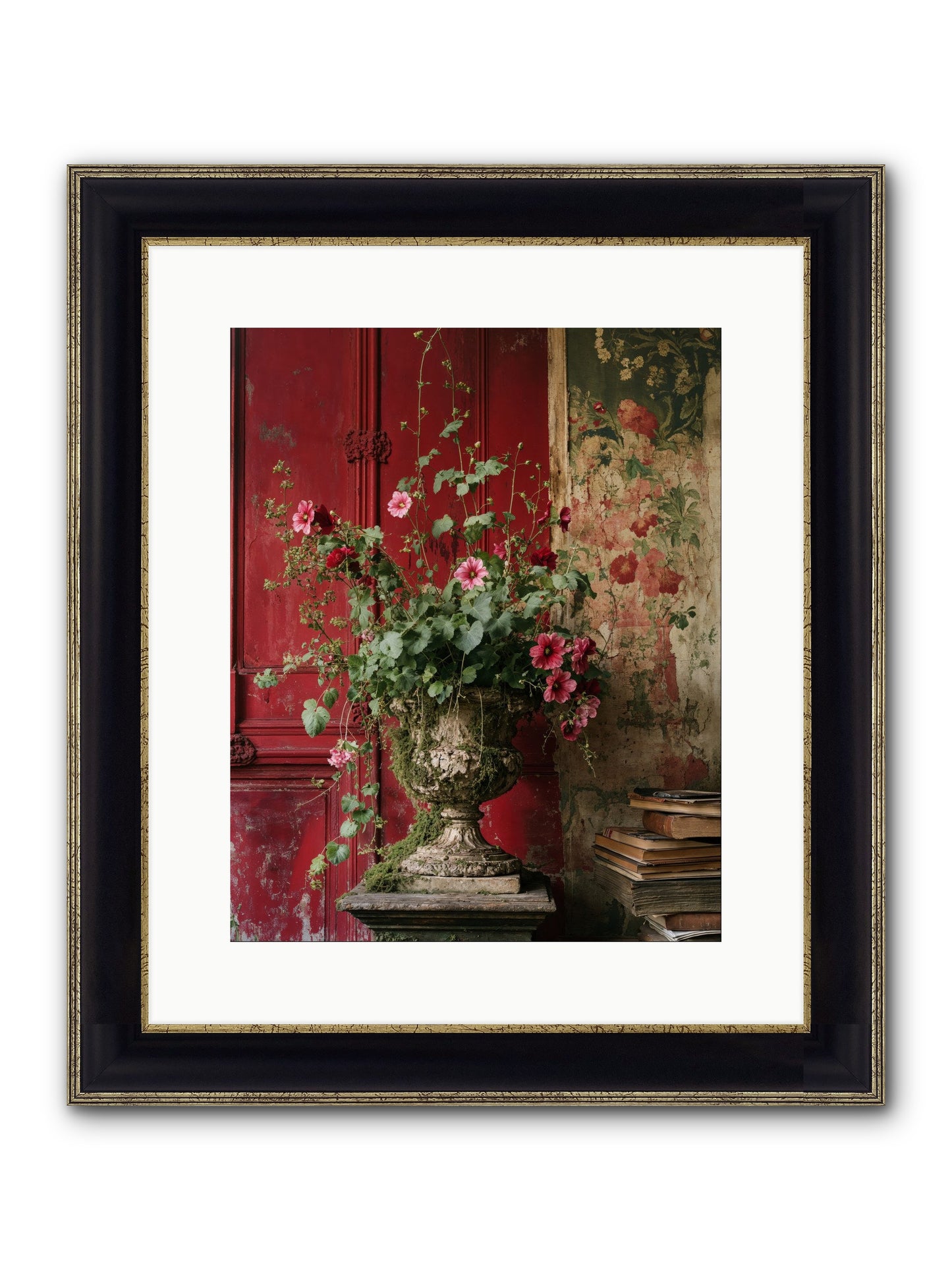Bloom Society Framed Print - Black & Gold 12x15