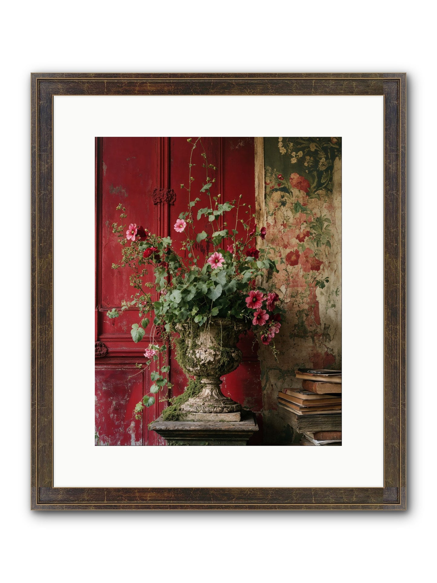Bloom Society Framed Print - Slimwoods Black/Gold 12x15