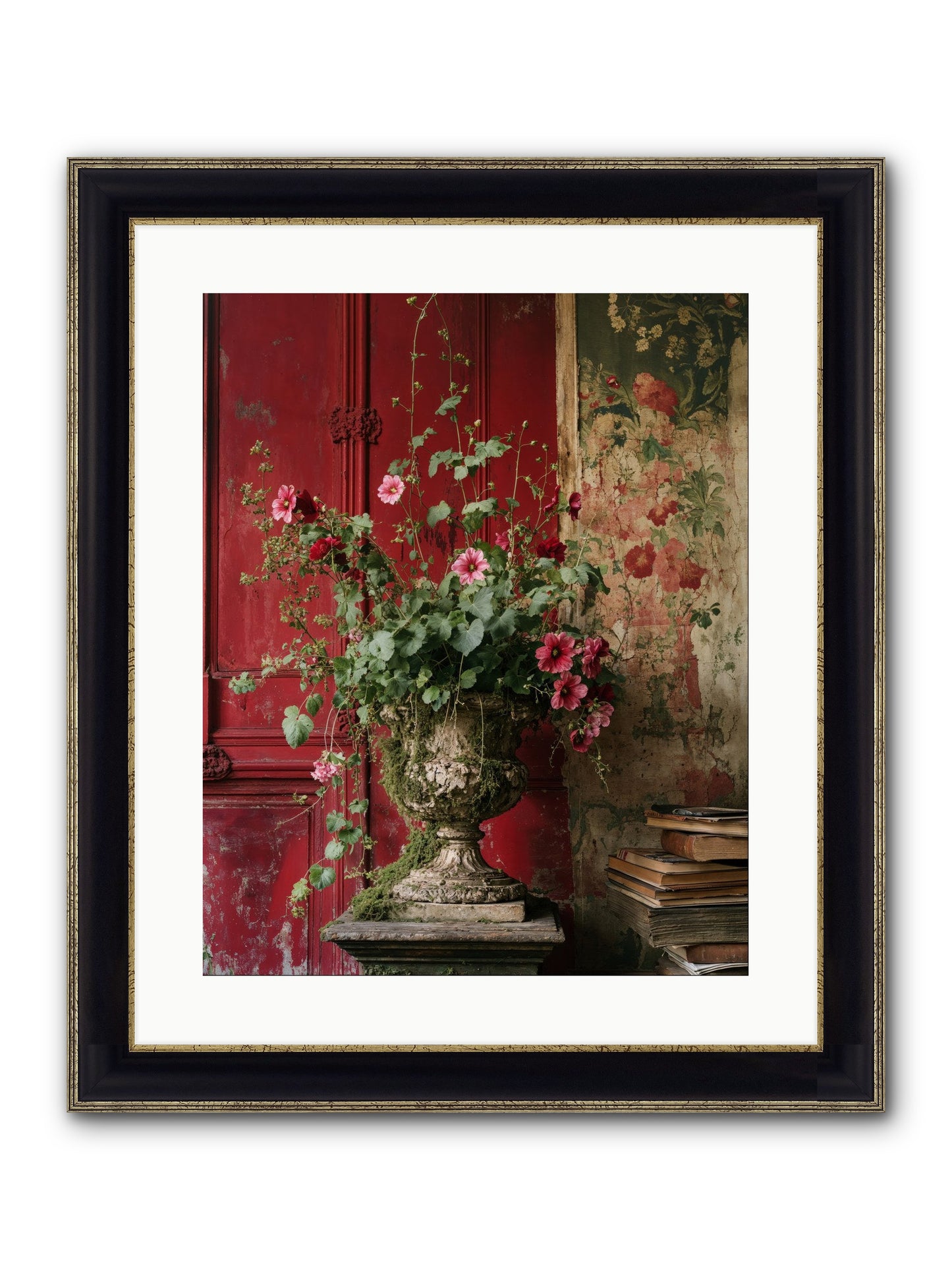 Bloom Society Framed Print - Black & Gold 16x20