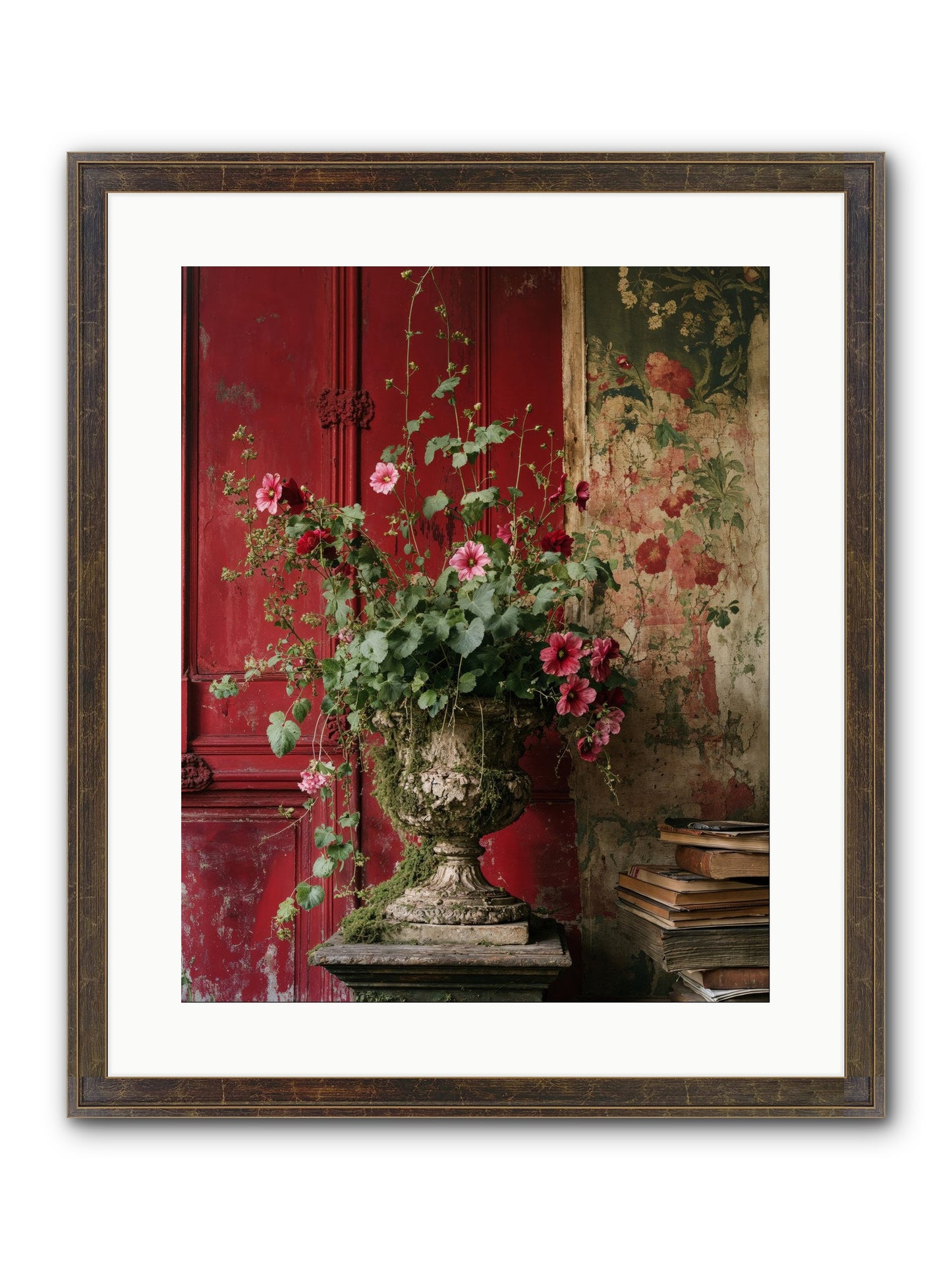 Bloom Society Framed Print - Slimwoods Black/Gold 16x20