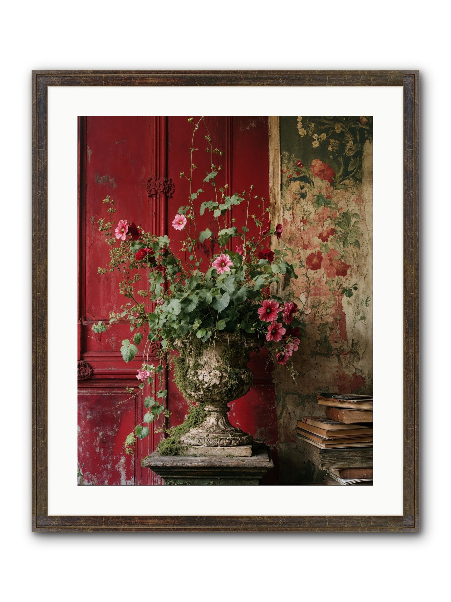 Bloom Society Framed Print - Slimwoods Black/Gold 20x25