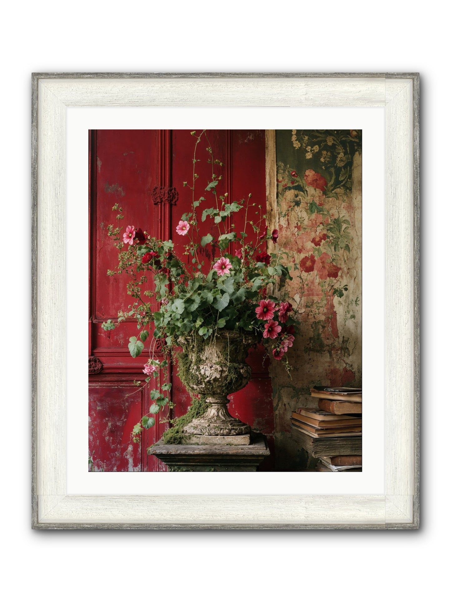 Bloom Society Framed Print - Driftwood White 24x30