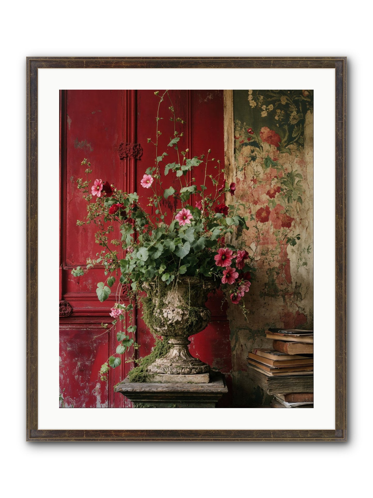 Bloom Society Framed Print - Slimwoods Black/Gold 24x30