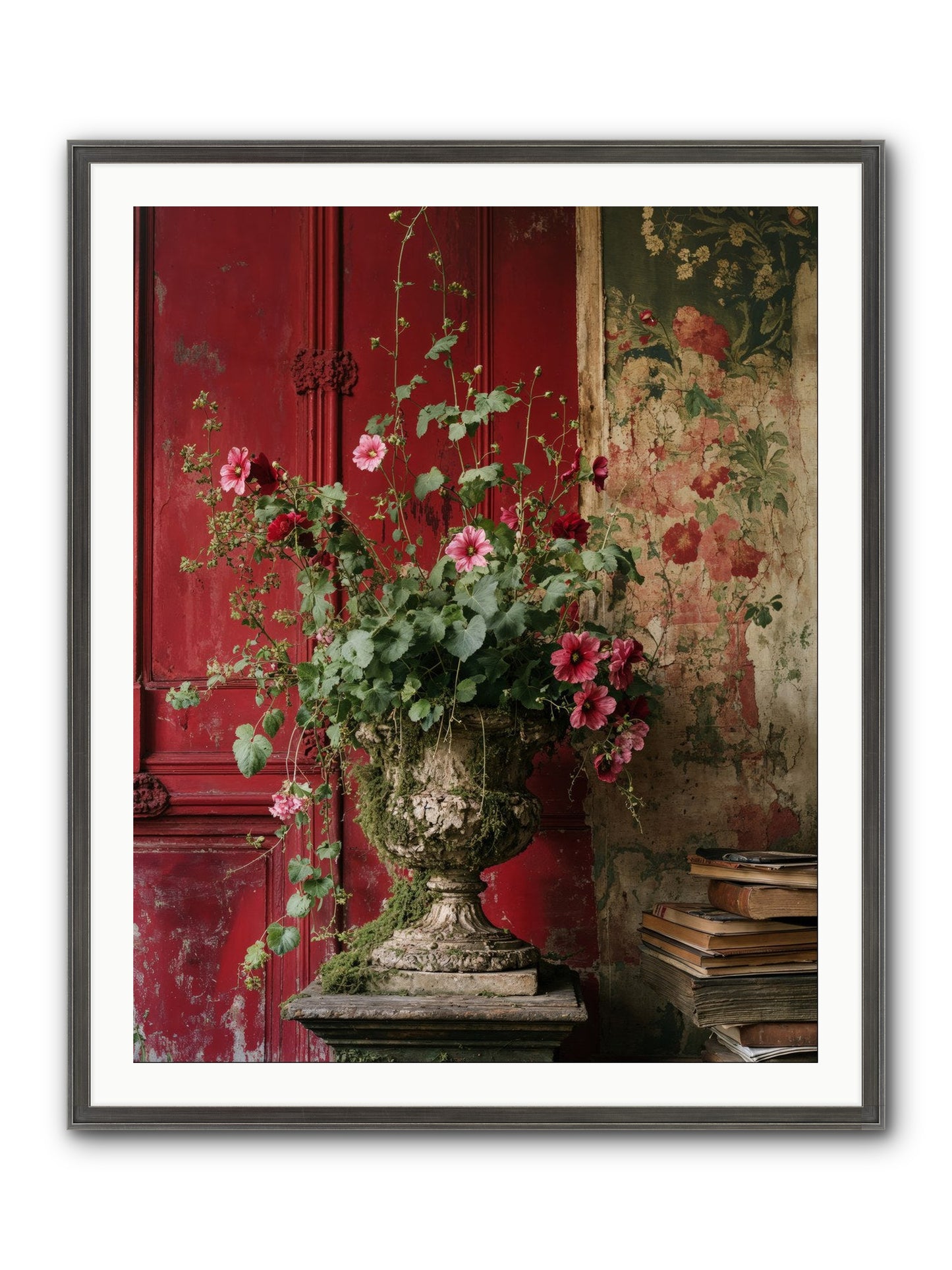 Bloom Society Framed Print - Slimwoods Black/Silver 32x40
