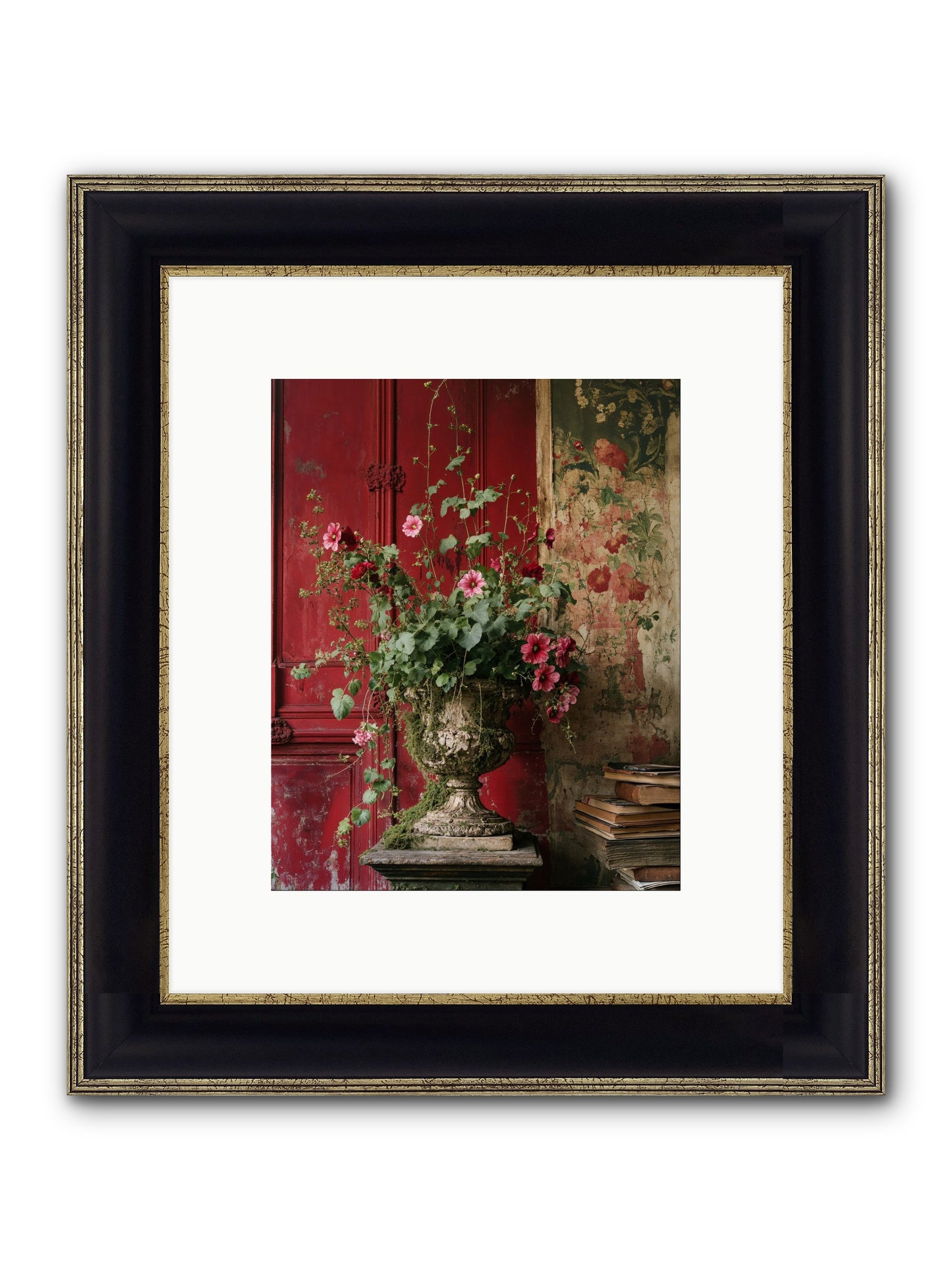 Bloom Society Framed Print - Black & Gold 8x10