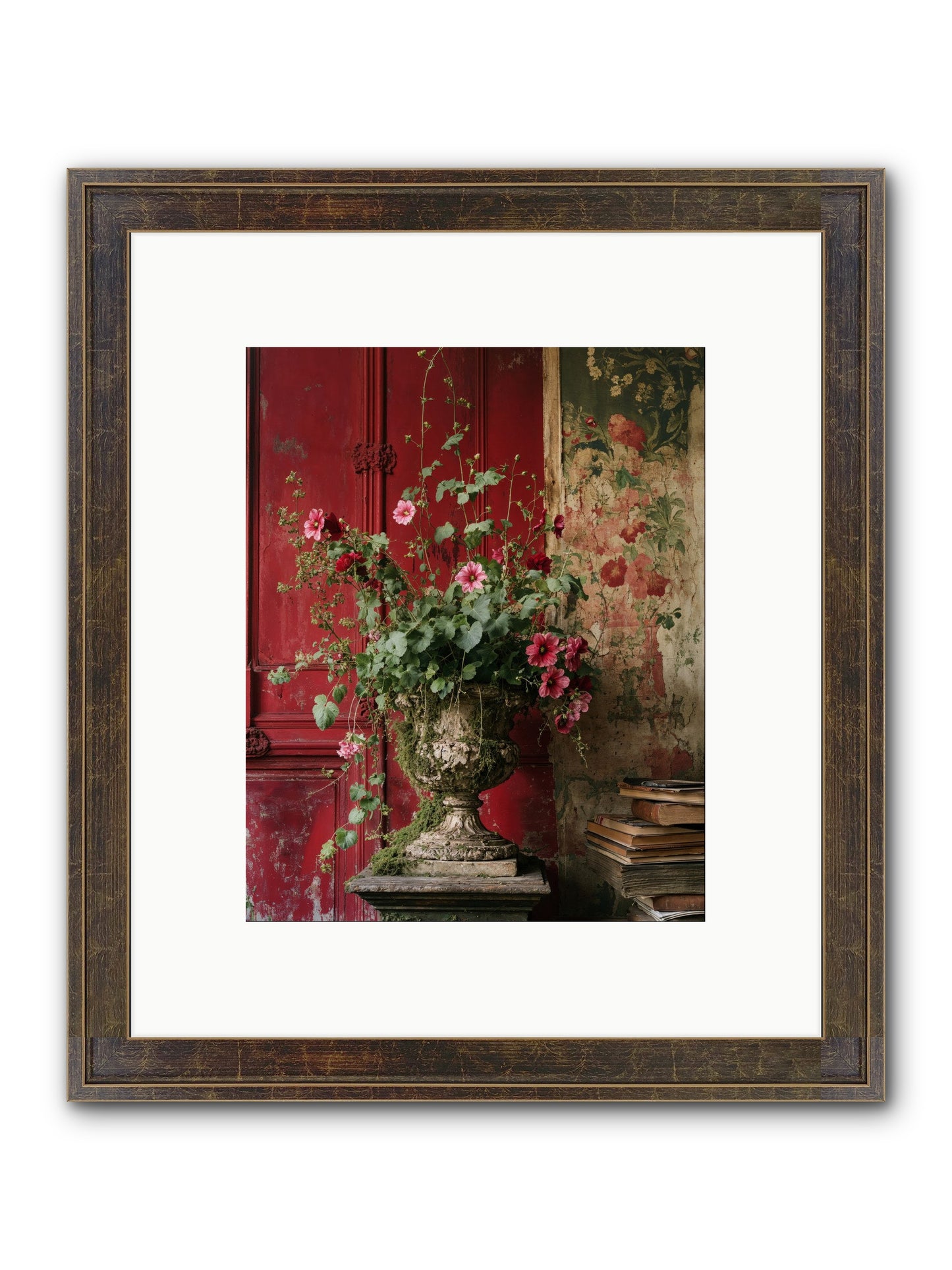 Bloom Society Framed Print - Slimwoods Black/Gold 8x10