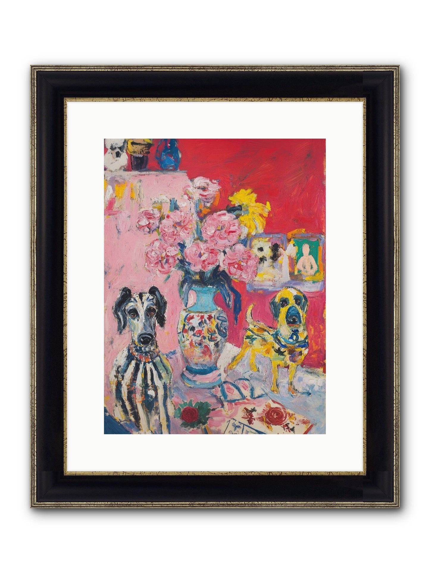 Bloomsbury Tales Framed Print - Black & Gold 12x16