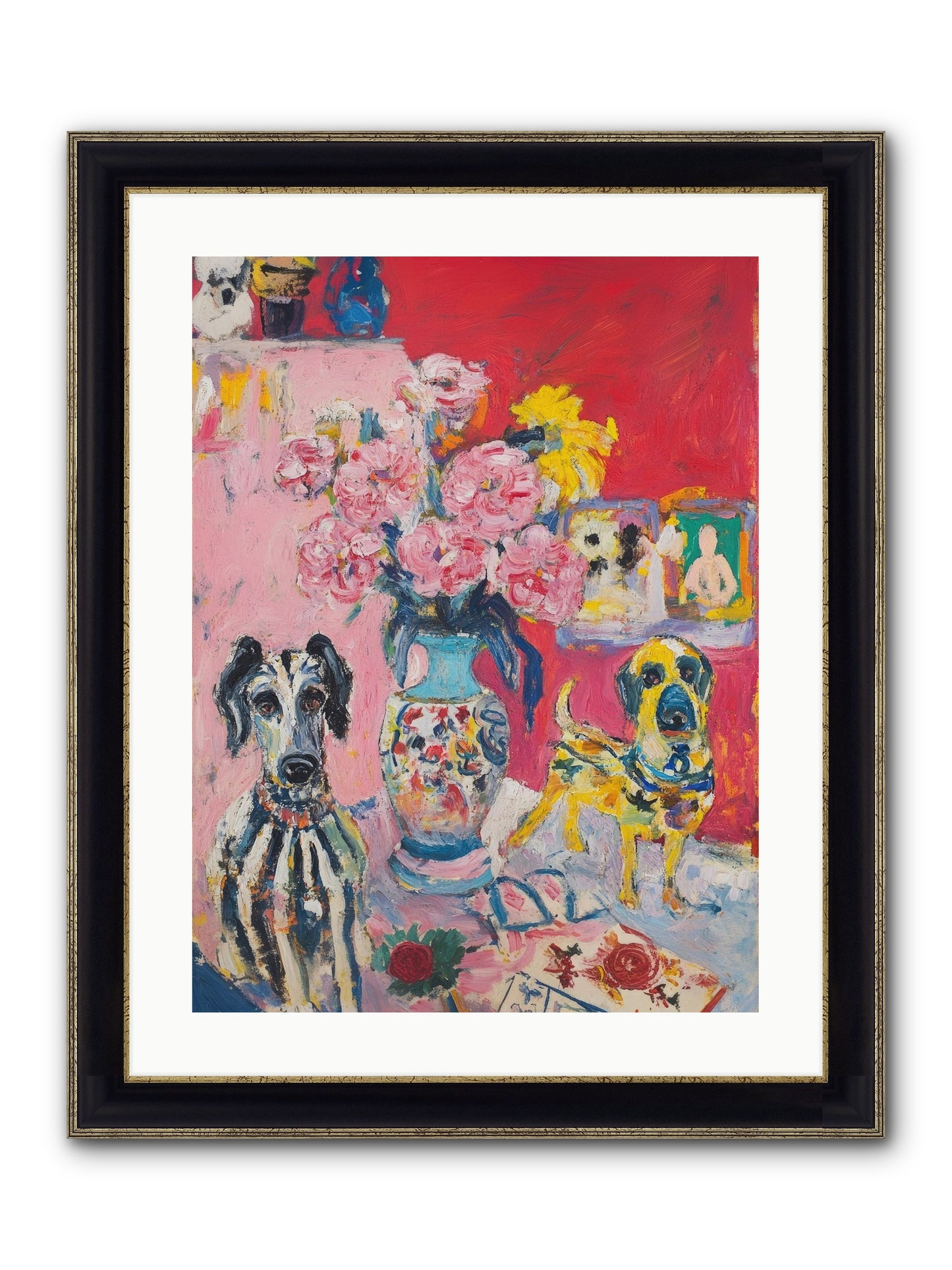 Bloomsbury Tales Framed Print - Black & Gold 18x24