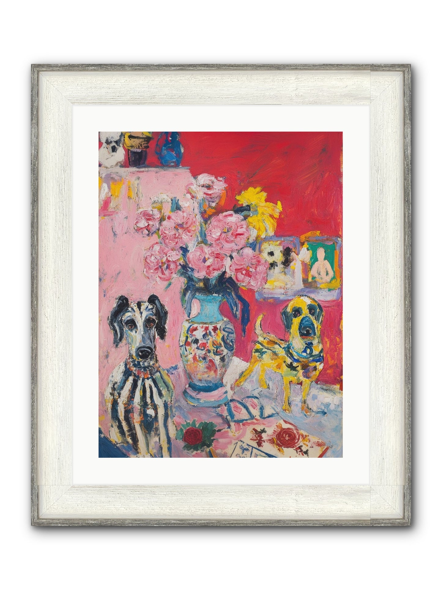 Bloomsbury Tales Framed Print - Driftwood White 18x24