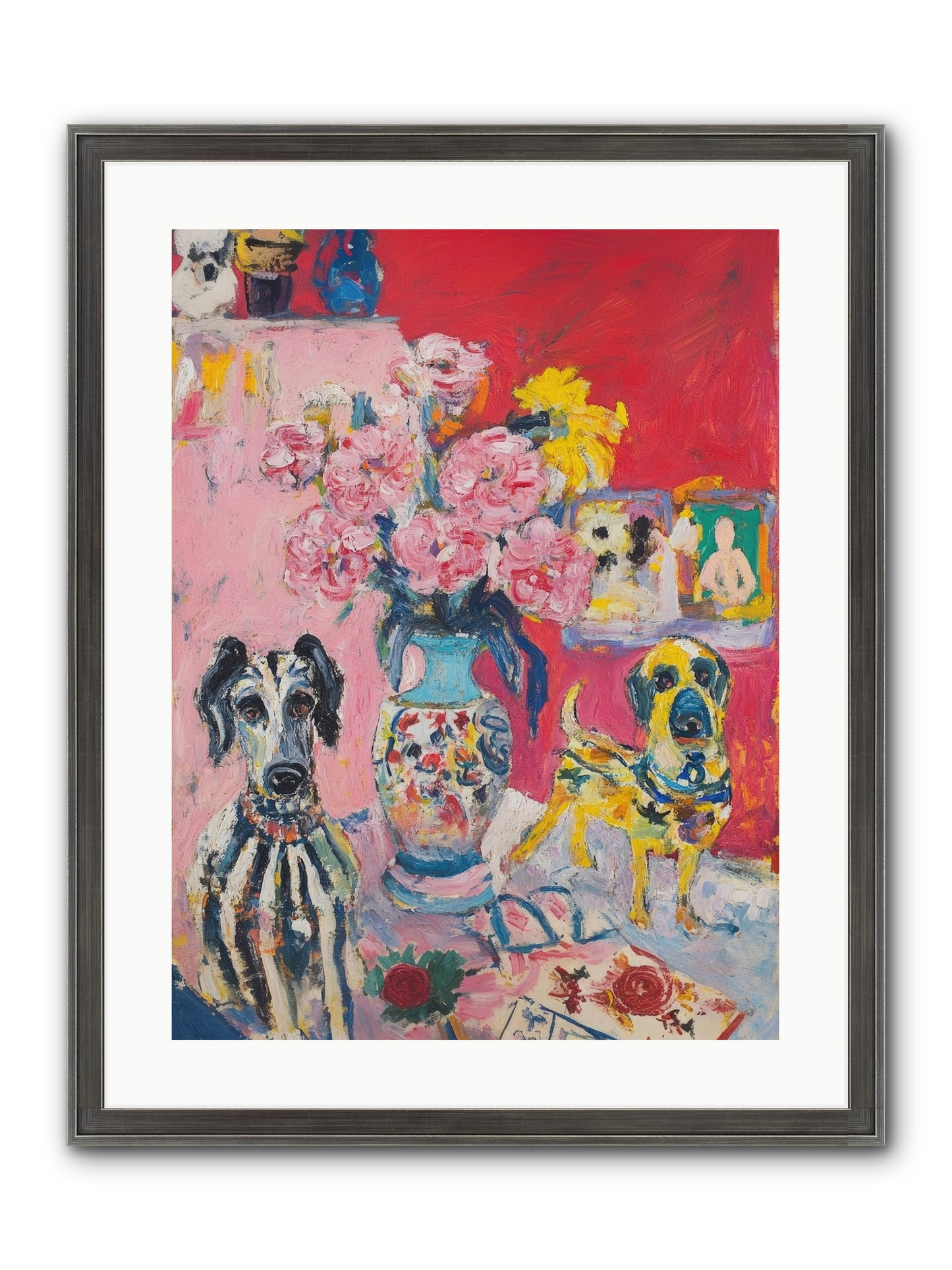 Bloomsbury Tales Framed Print - Slimwoods Black/Silver 18x24