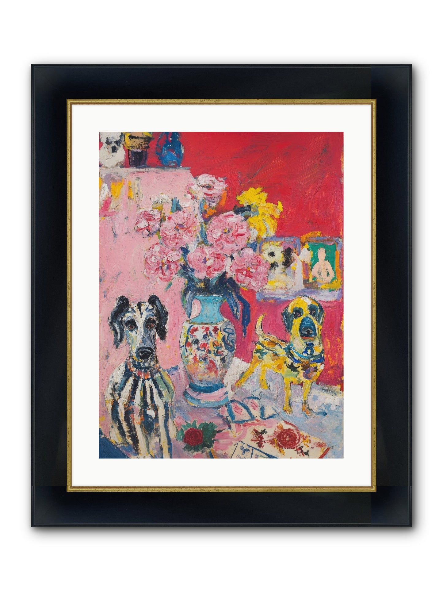 Bloomsbury Tales Framed Print - Wide Black w/Gold 18x24