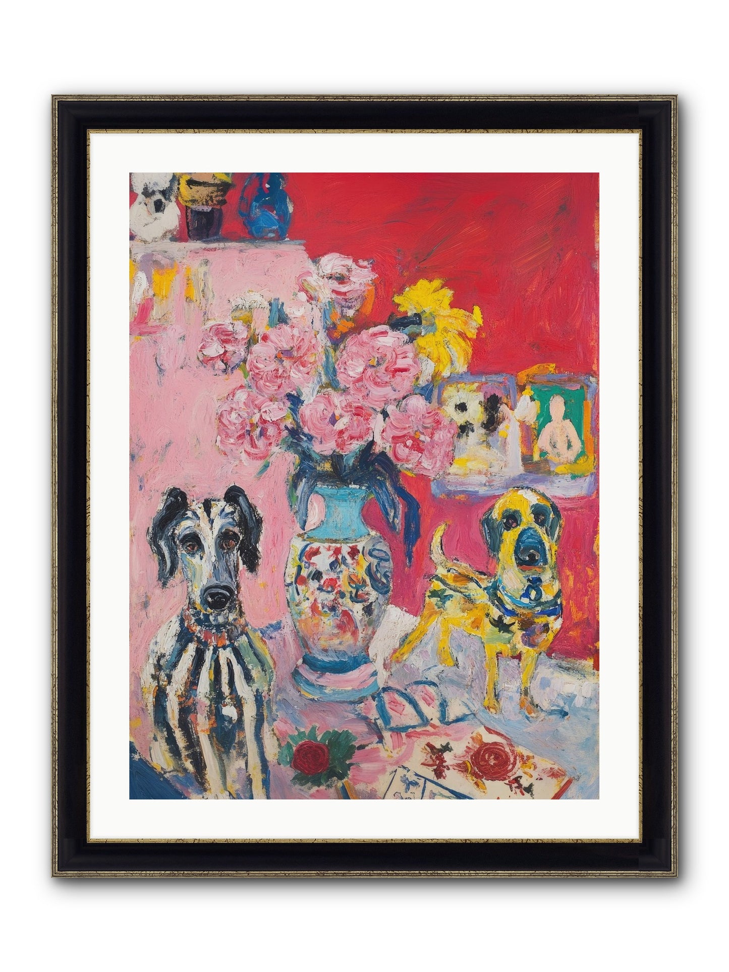 Bloomsbury Tales Framed Print - Black & Gold 24x32